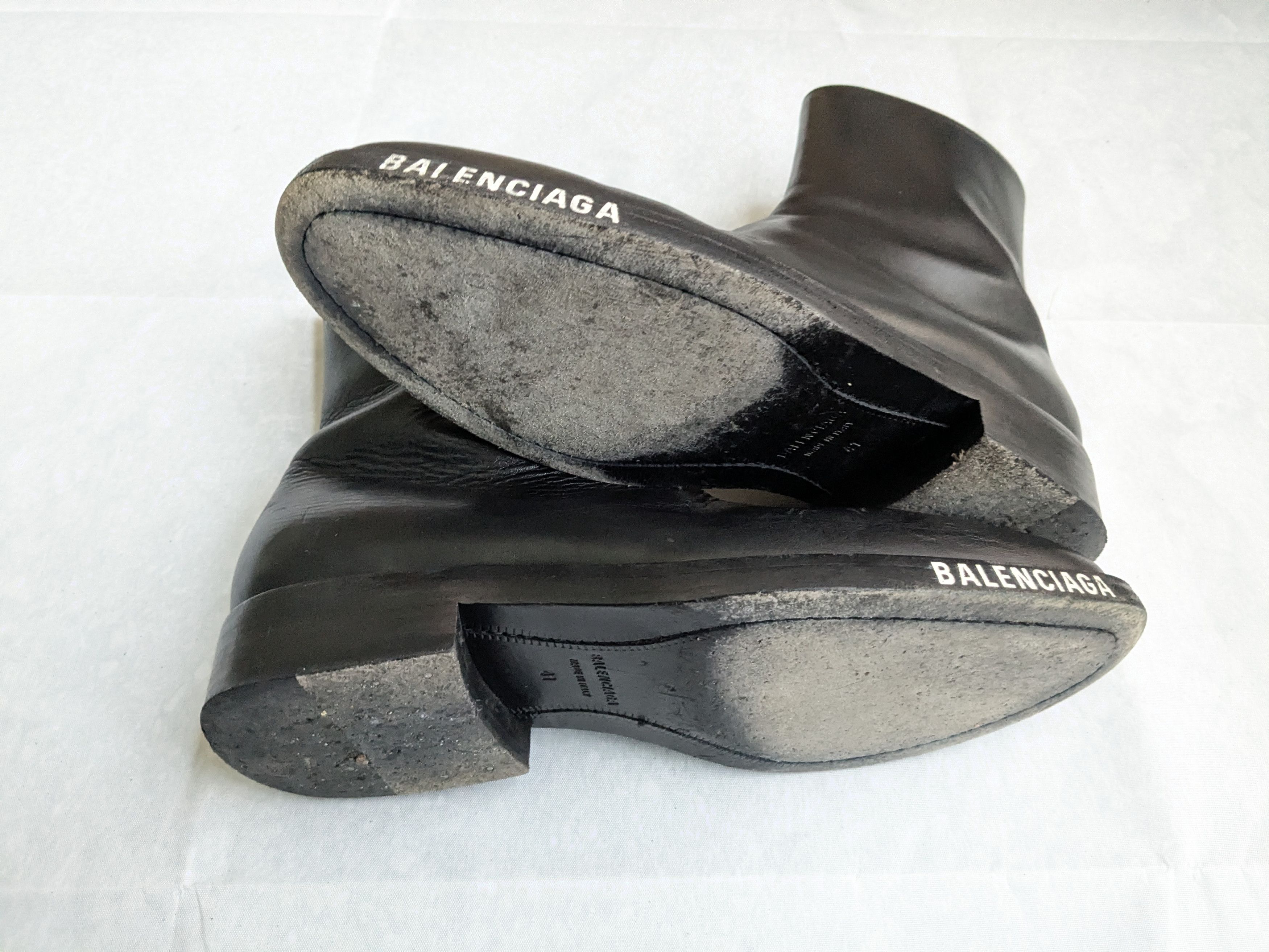 Balenciaga Balenciaga Size Zip Boots Black 8 41 Logo Sole Size US 8 / EU 41 - 19 Thumbnail
