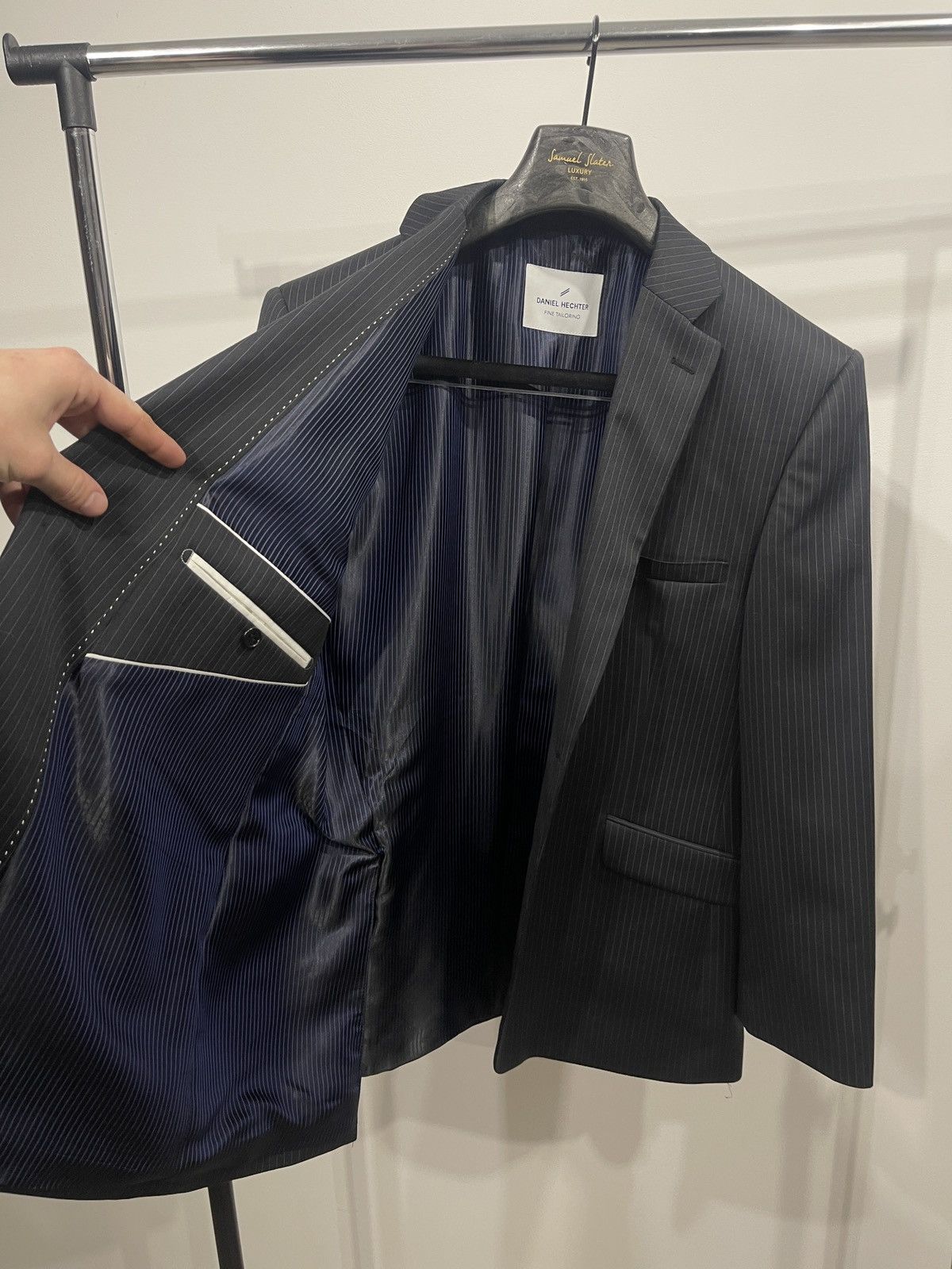 Daniel Hechter Daniel hechter black blazer classic jacket 42 Size 42R - 6 Thumbnail