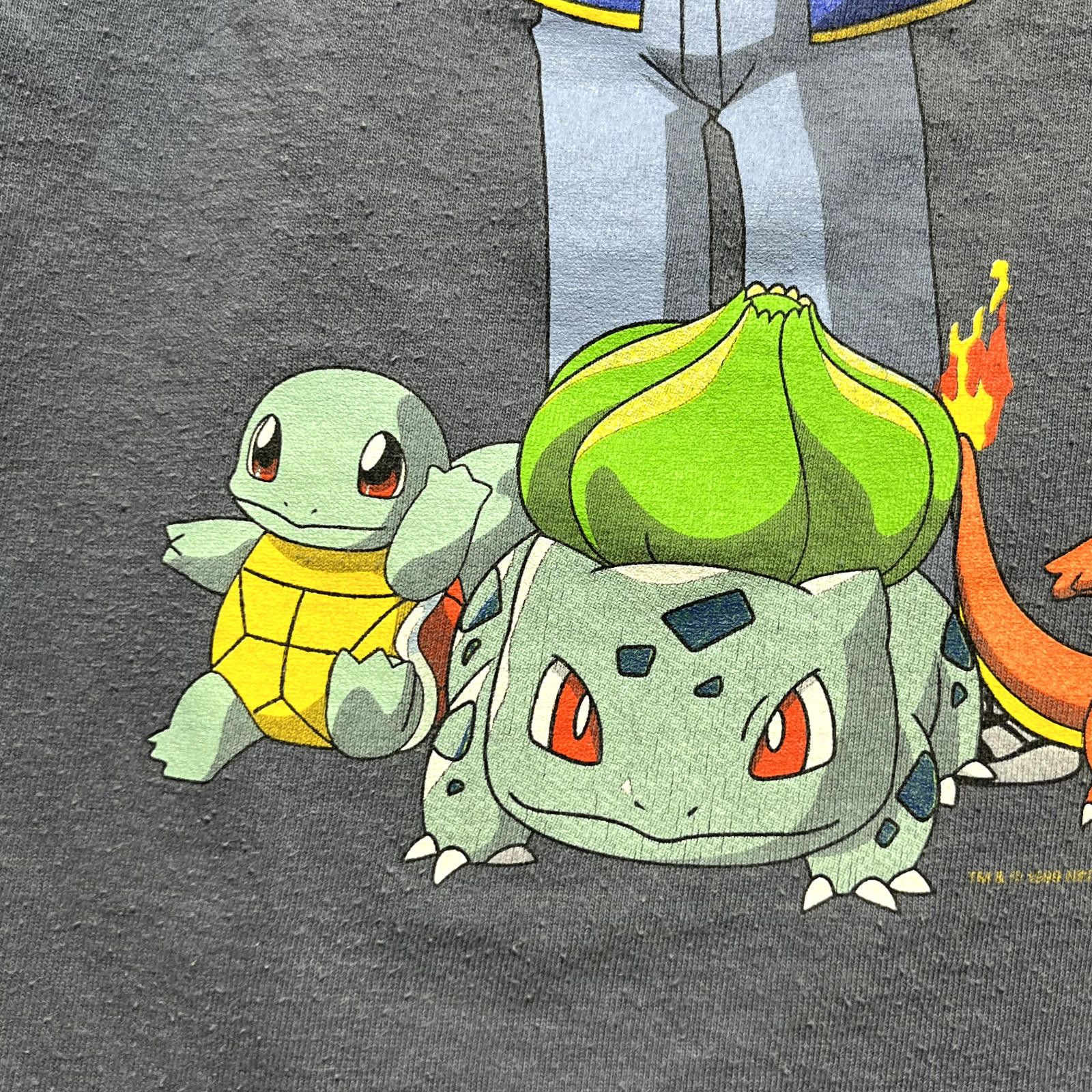 Nintendo × Vintage Vintage 1999 Pokemon T-shirt YOUTH L Ash and Pikachu Size US L / EU 52-54 / 3 - 12 Thumbnail