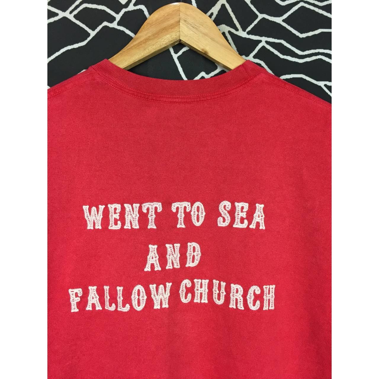 Japanese Brand × Vintage Vtg 90s Kriff Mayer Went To Sea And Fallow Church Tee Size US M / EU 48-50 / 2 - 11 Thumbnail