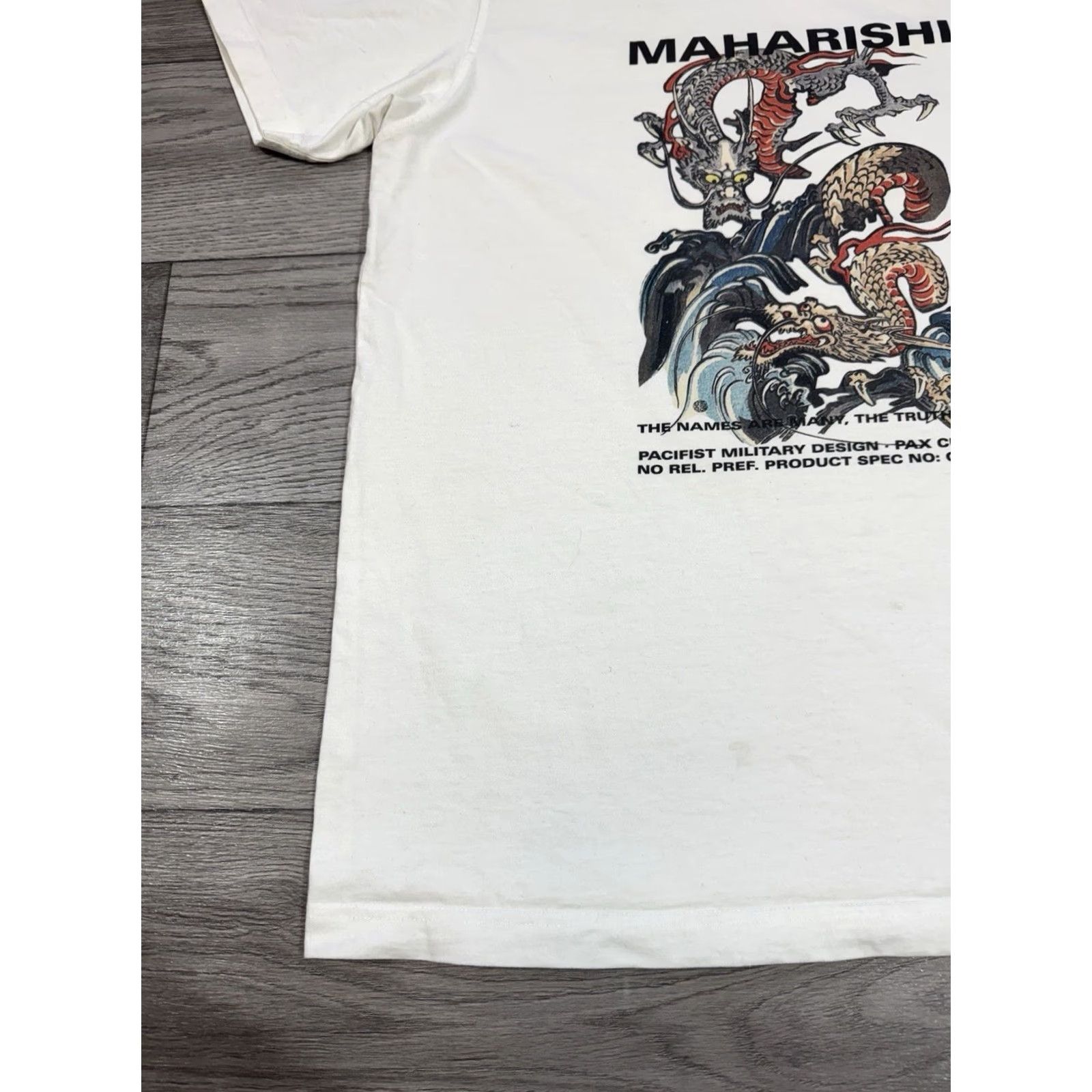Maharishi Maharishi White T-Shirt Short Sleeve Crew Neck Size M Mens Size US M / EU 48-50 / 2 - 6 Thumbnail