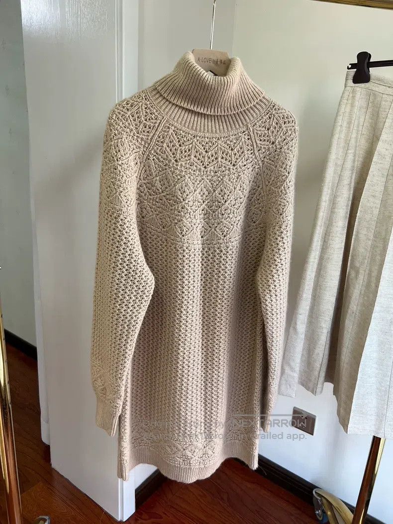 Loro Piana Loro Piana Cashmere Crochet Long Sweater Size M / US 6-8 / IT 42-44 - 2 Thumbnail