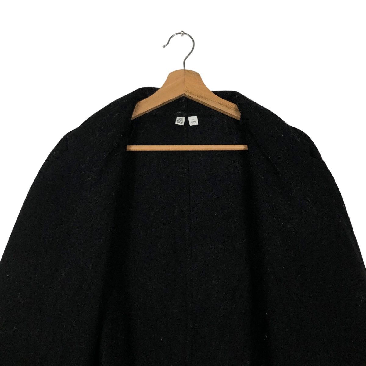 Japanese Brand 🔥Rich Black - Long Jacket Undercover Uniqlo Japan Made Size US S / EU 44-46 / 1 - 10 Thumbnail