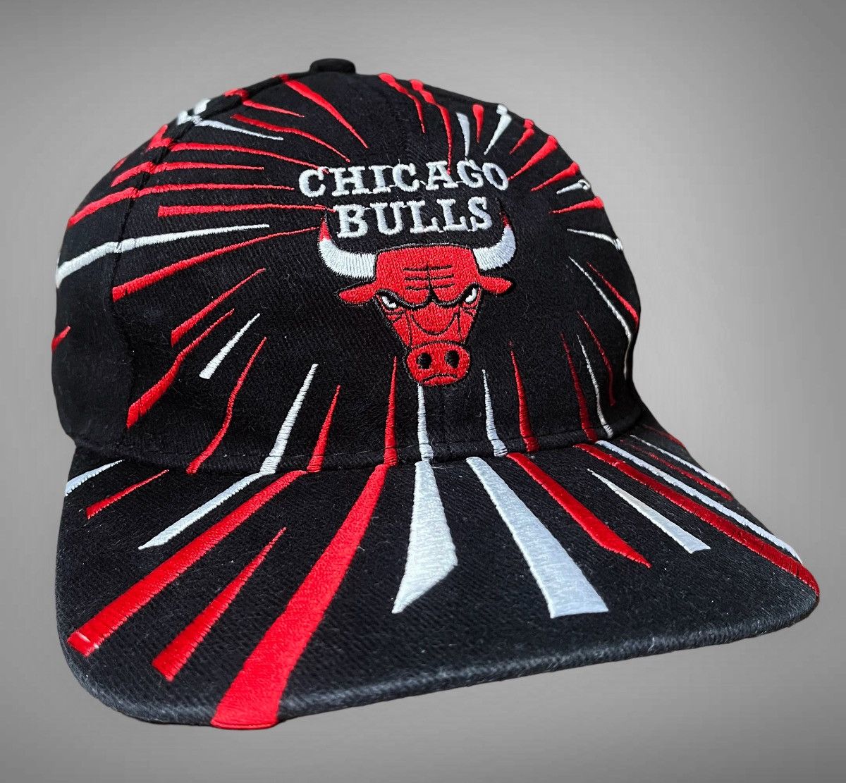 image of Nba 90’S Chicago Bulls Drew Pearson “Firework” Snapback in Black, Men's
