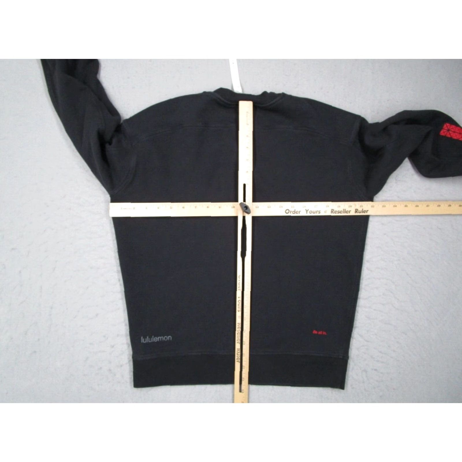 Lululemon Lululemon Sweatshirt Women's Black All In Crew Pullover Long Sleeve Gym Top Size XS / US 0-2 / IT 36-38 - 3 Thumbnail