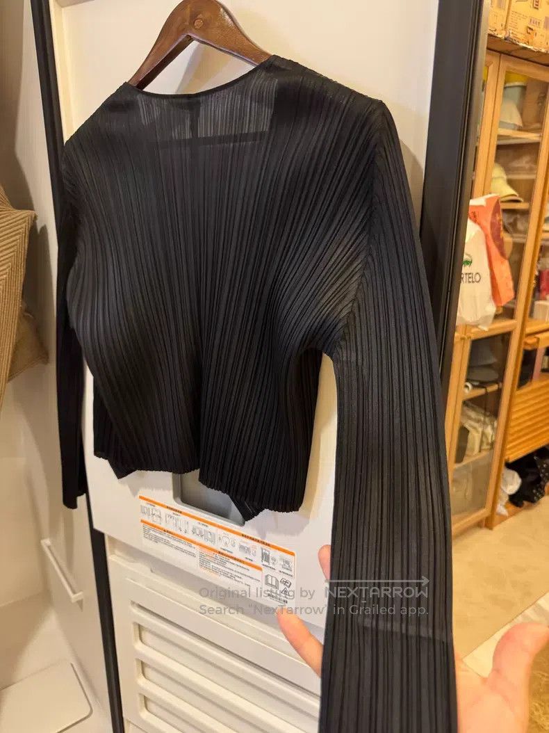Issey Miyake Issey Miyake Basic Cardigan Black Size L / US 10 / IT 46 - 5 Thumbnail