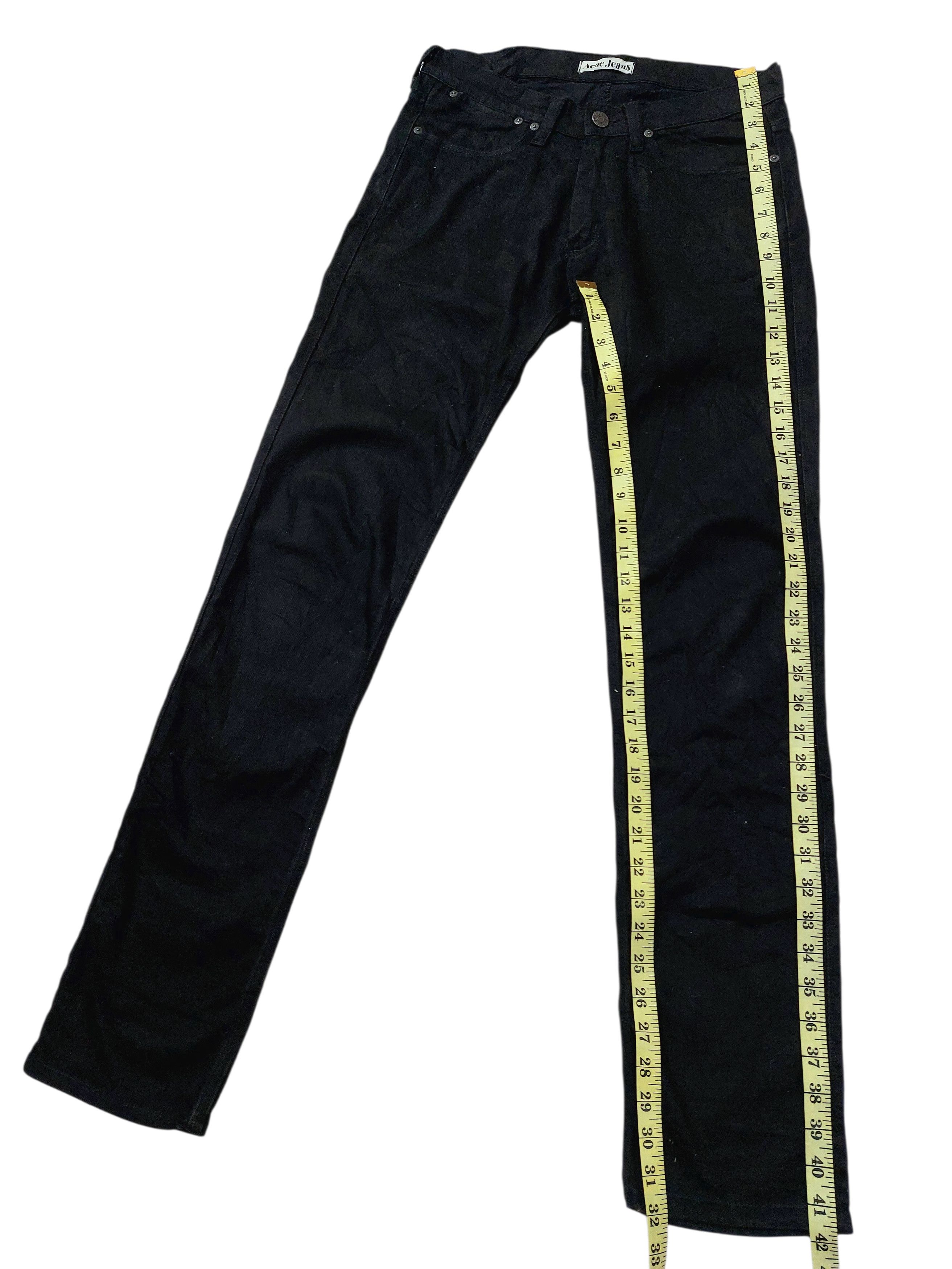 Acne Studios Acne Jeans Max Cash Black Slim Denim Size US 29 - 13 Thumbnail