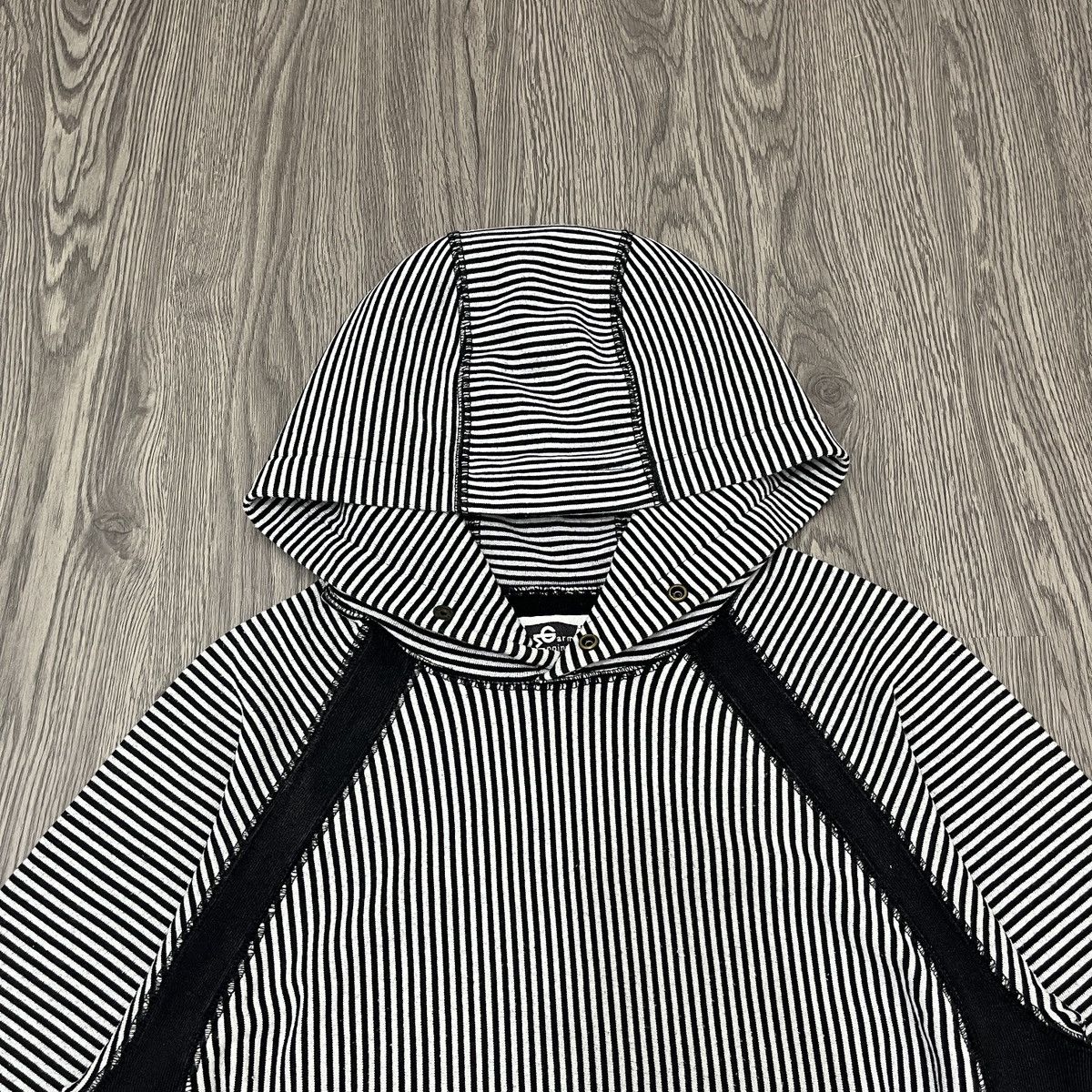 Engineered Garments RARE Reglan Hoodie Stripe Engineered Garments Size US S / EU 44-46 / 1 - 6 Thumbnail