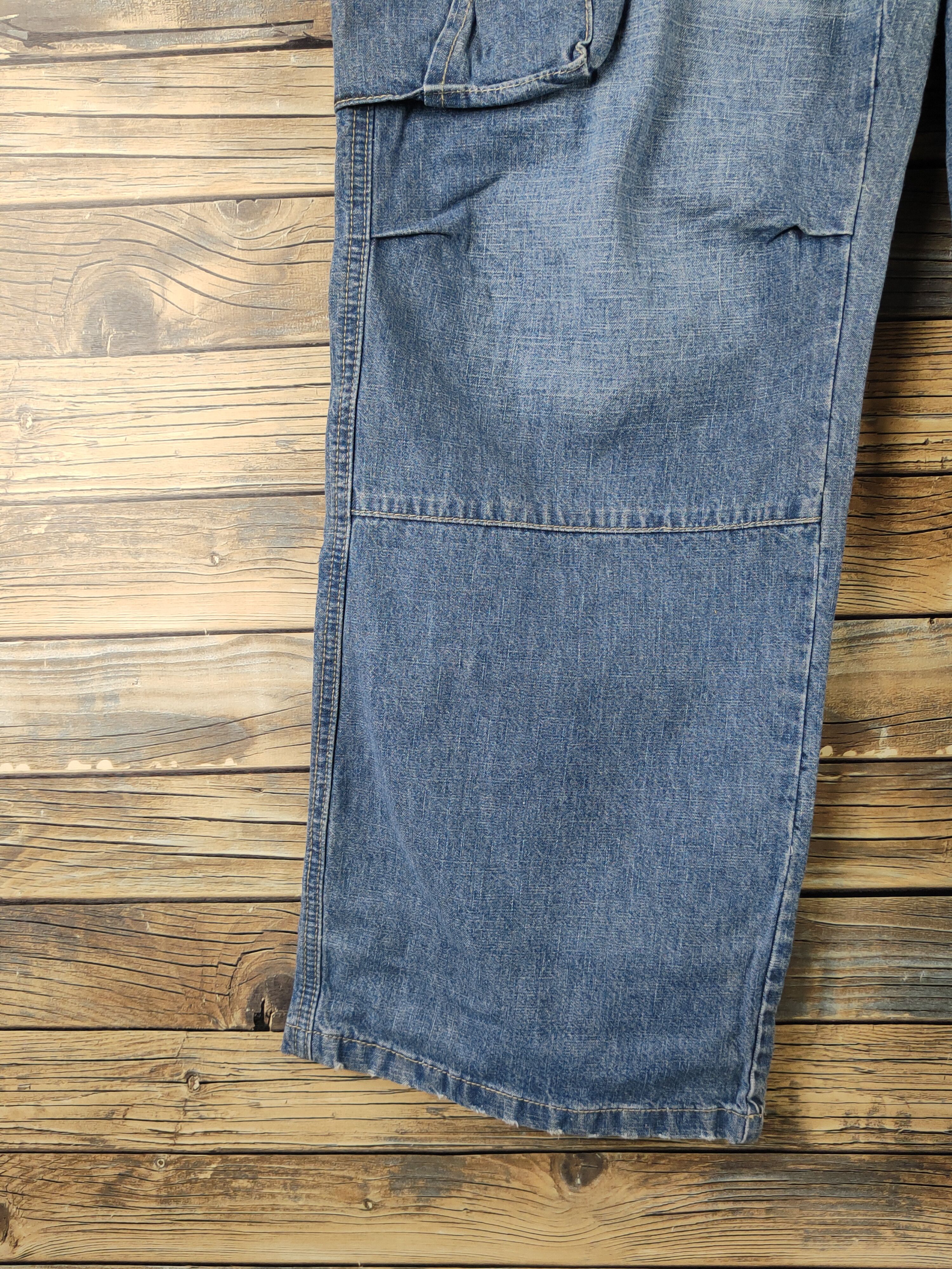 G-Star DL G Star Raw Blue Distressed Ripped denim Jeans #1321 Size US 35 - 6 Thumbnail