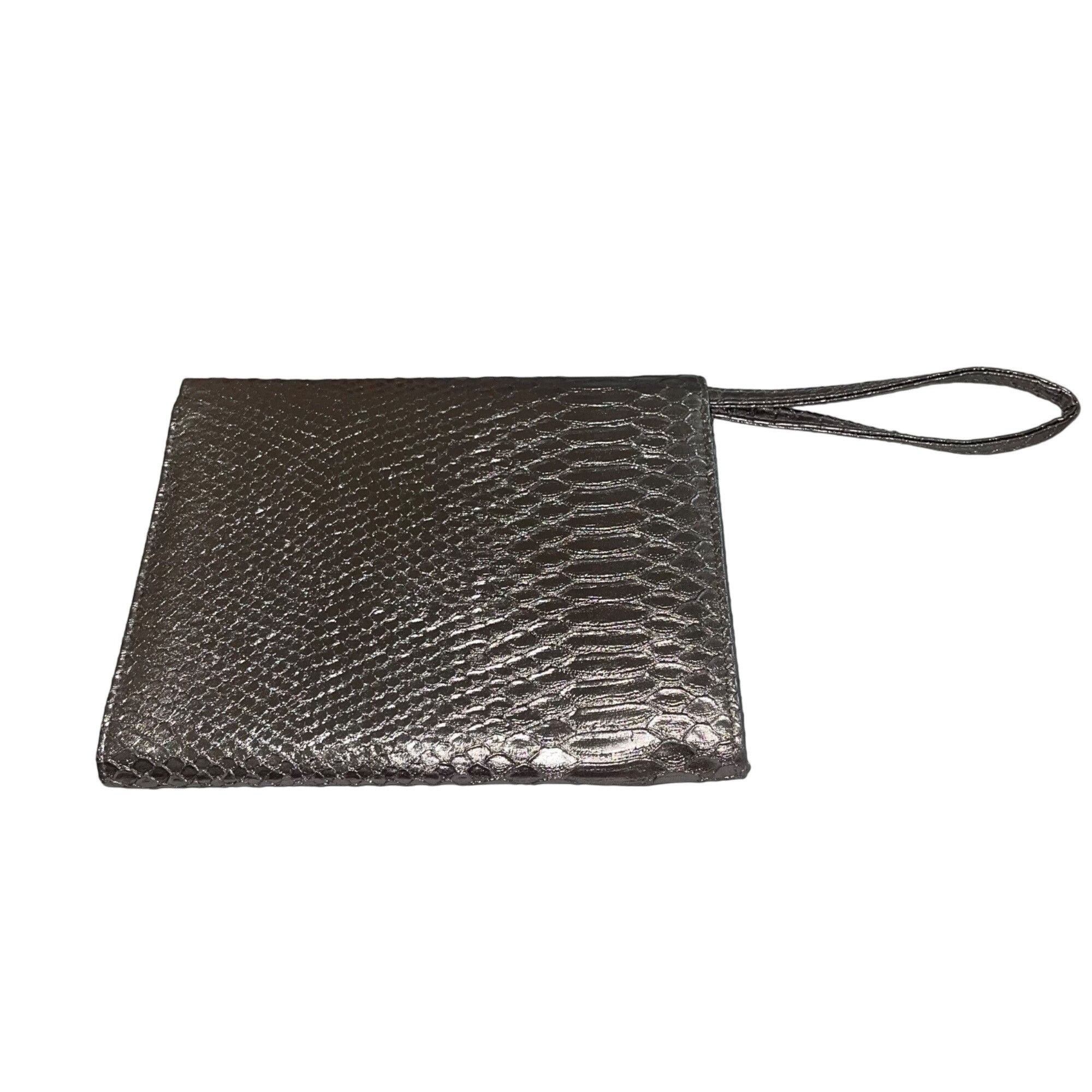 Neiman Marcus Neiman Marcus Womens Clutch Bag Silver Size ONE SIZE - 3 Thumbnail