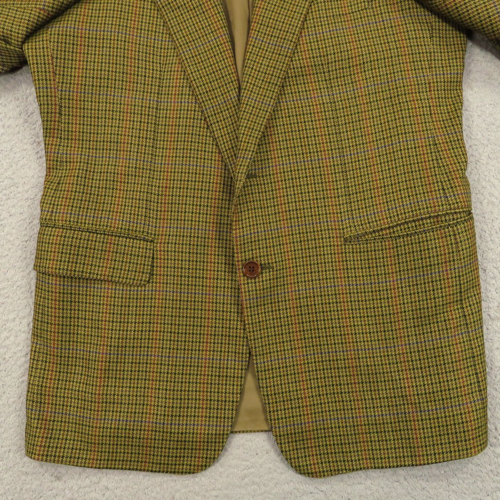 Loro Piana Loro Piana Sport Coat 42R Green Glen Check Plaid Wool Cashmere Jacket Blazer Men Regular Notch Lapel Size 42R - 5 Thumbnail