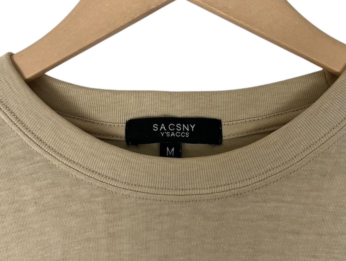 Japanese Brand × Yohji Yamamoto Sacsny Y’saccs by Yohji Yamamoto Longsleeve T shirt Size US M / EU 48-50 / 2 - 8 Thumbnail