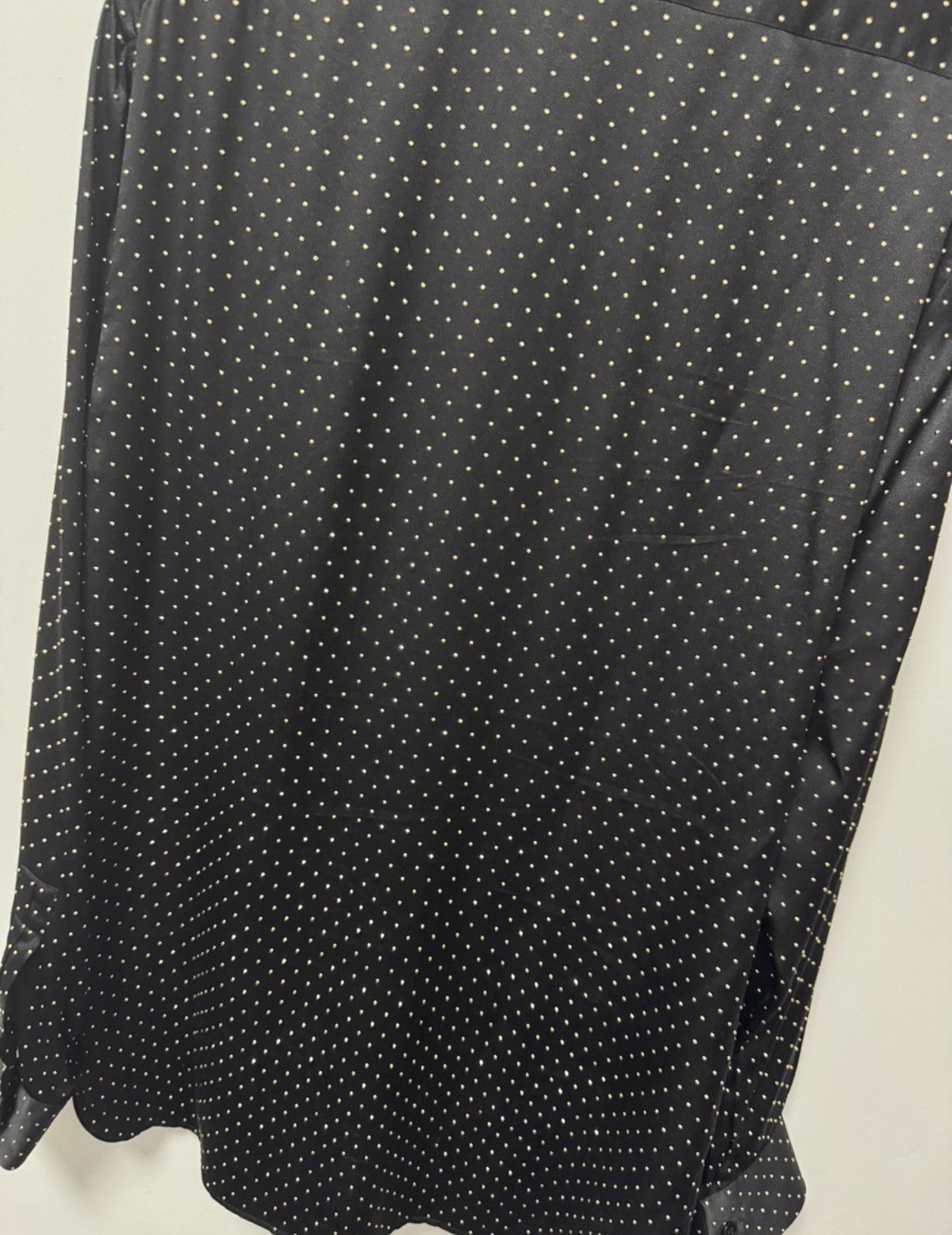 Saint Laurent Paris Saint Laurent 20SS Full-Studded Silk "Black Knight" Shirt Size US M / EU 48-50 / 2 - 4 Thumbnail
