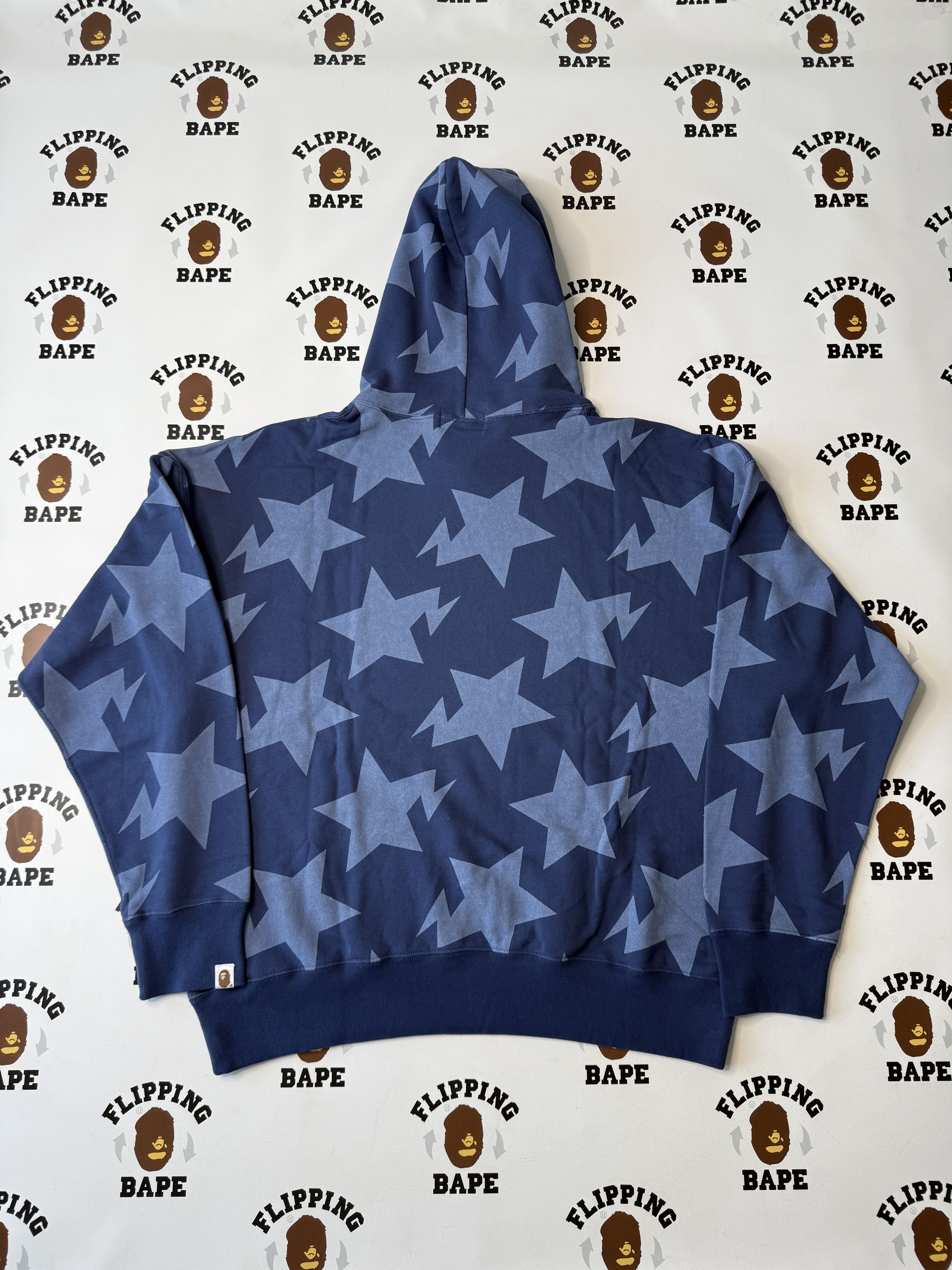 Bape BAPE STA PATTERN LOOSE FIT PULLOVER HOODIE Size US M / EU 48-50 / 2 - 2 Thumbnail