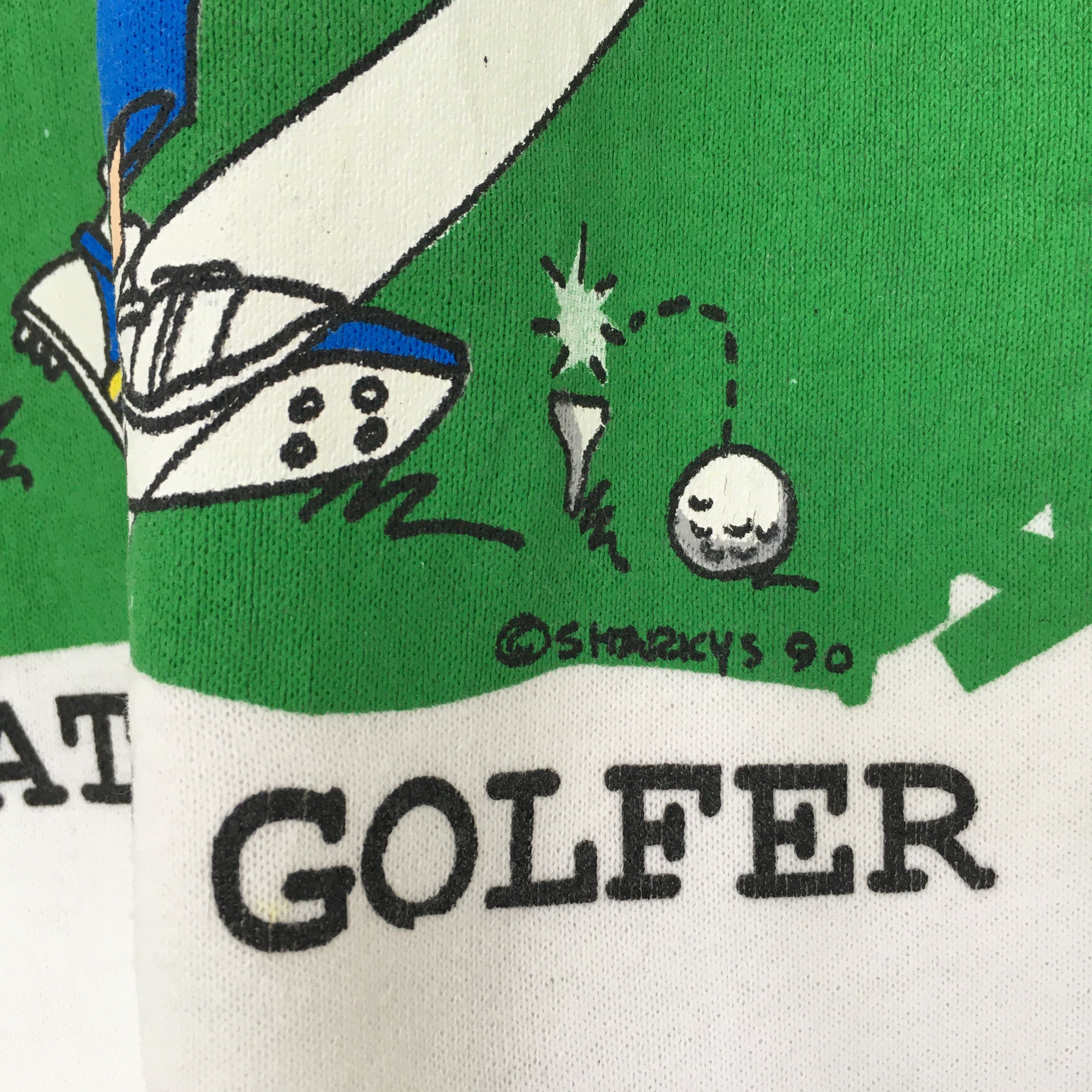 Japanese Brand × Vintage Vintage 90s Morgan The Greatest Golfer Sweatshirt XLarge Size US XL / EU 56 / 4 - 3 Thumbnail