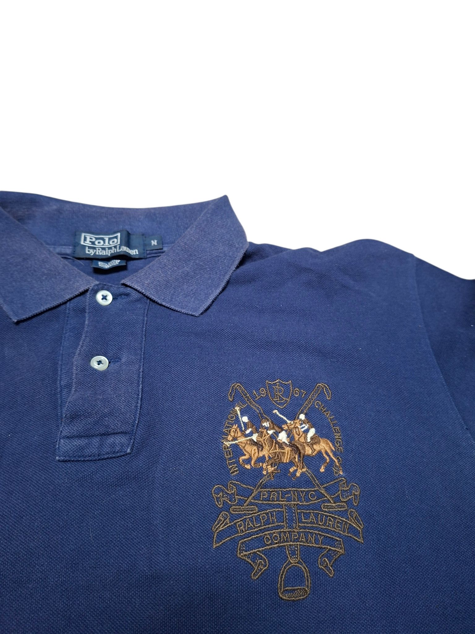 Polo Ralph Lauren POLO RALPH LAUREN VINTAGE LUXURY BIG PONY POLO SHIRT Size US M / EU 48-50 / 2 - 2 Thumbnail