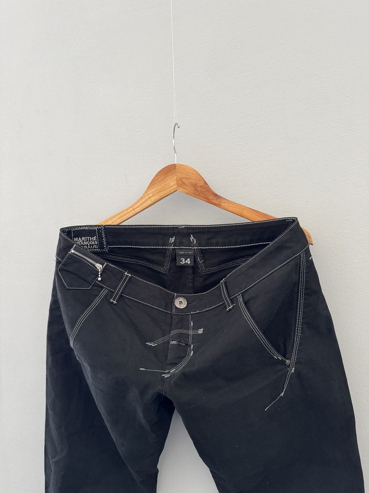 Marithe + Francois Girbaud Marithe Francois Girbaud Vintage Avant Gard Jeans Size 32" / US 10 / IT 46 - 2 Thumbnail