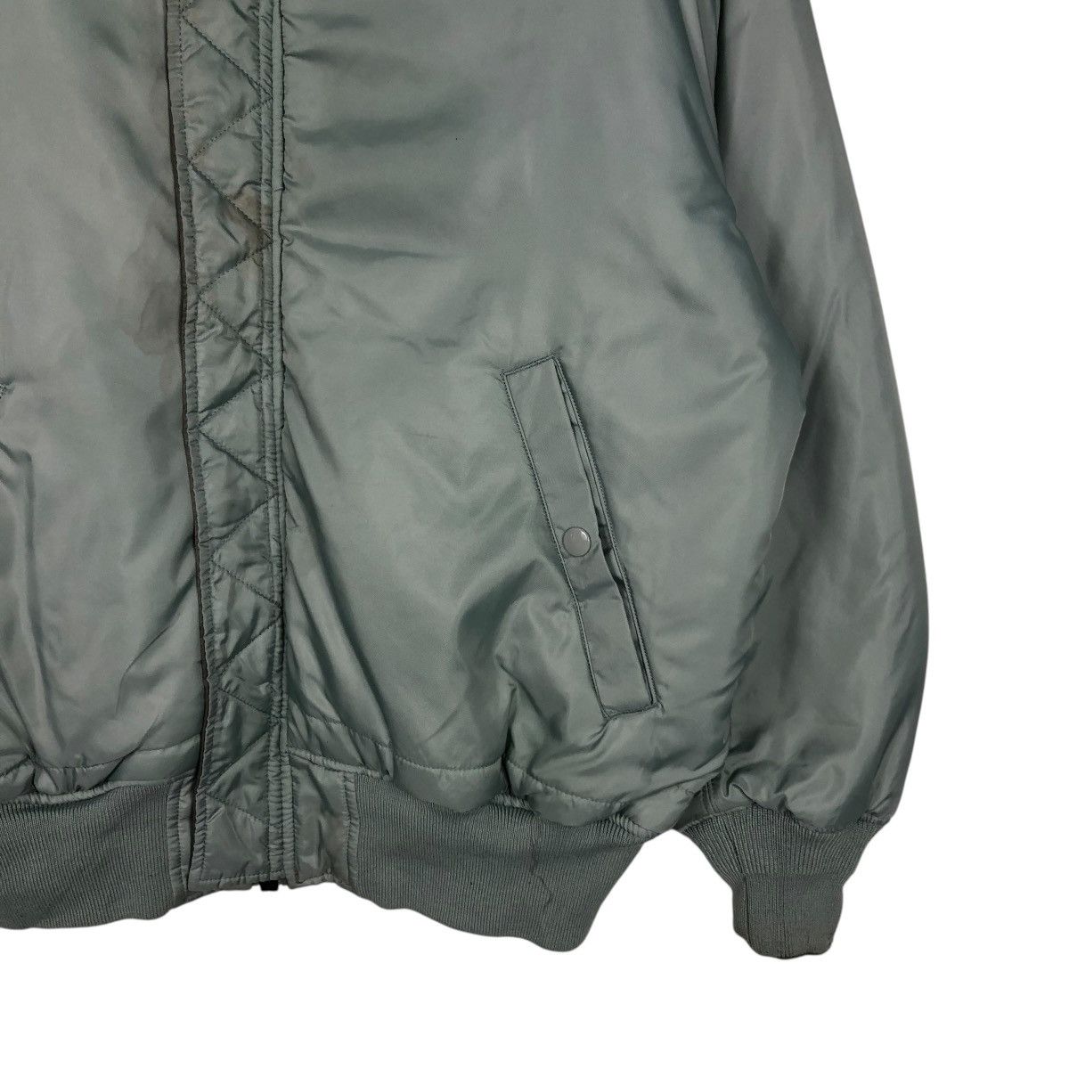 Alpha Industries 🔥VINTAGE REVERSIBLE BOMBER JACKET ALPHA INDUSTRIES BIG LOGO Size US L / EU 52-54 / 3 - 6 Thumbnail