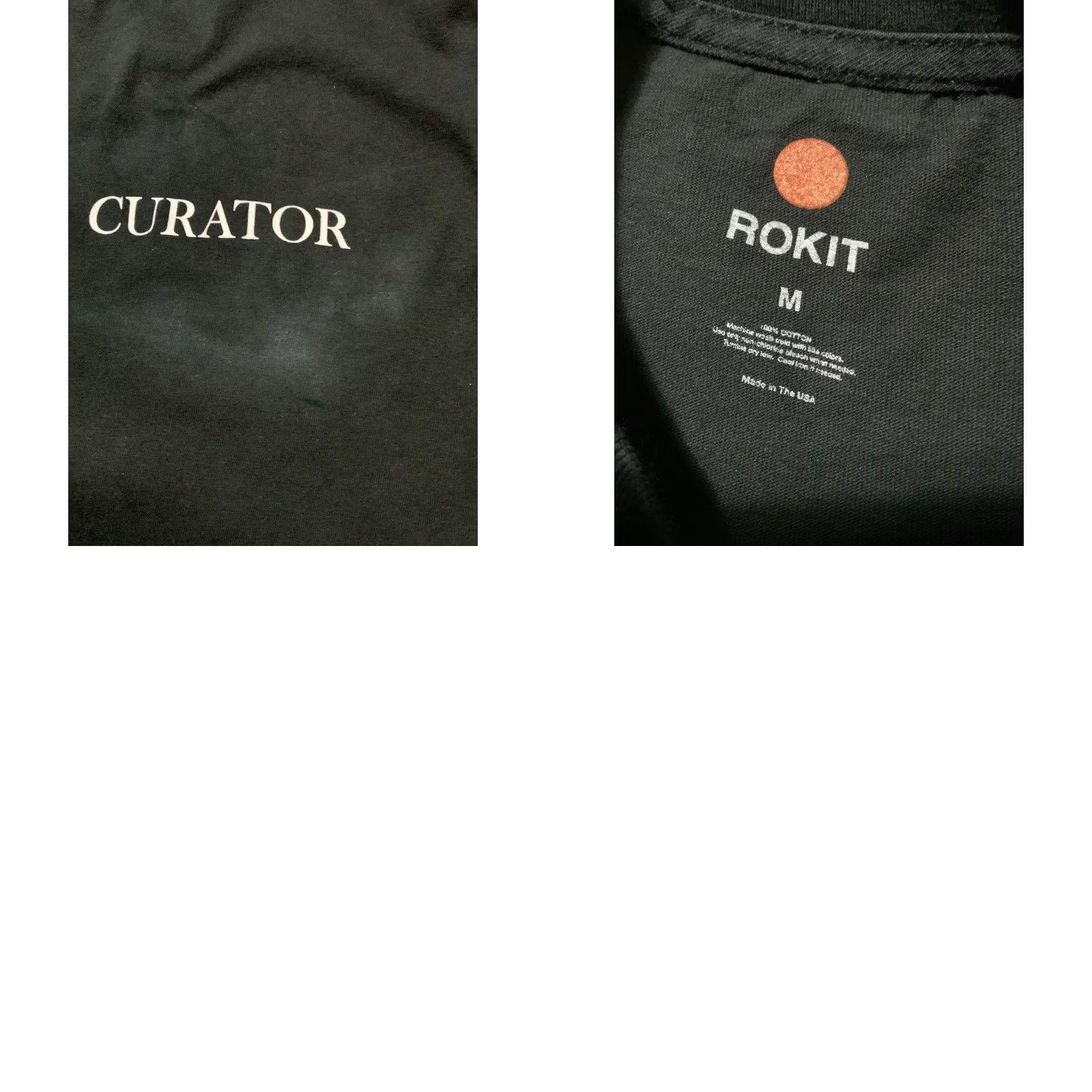 Vintage **ROKIT MUSEUM OF THE WILD BORER CURATOR FW18 MD BLACK T-SHIRT** User: ROKIT MUSEUM OF THE WILD BORER CURATOR FW18 MD BLACK T-SHIRT Size US M / EU 48-50 / 2 - 8 Thumbnail