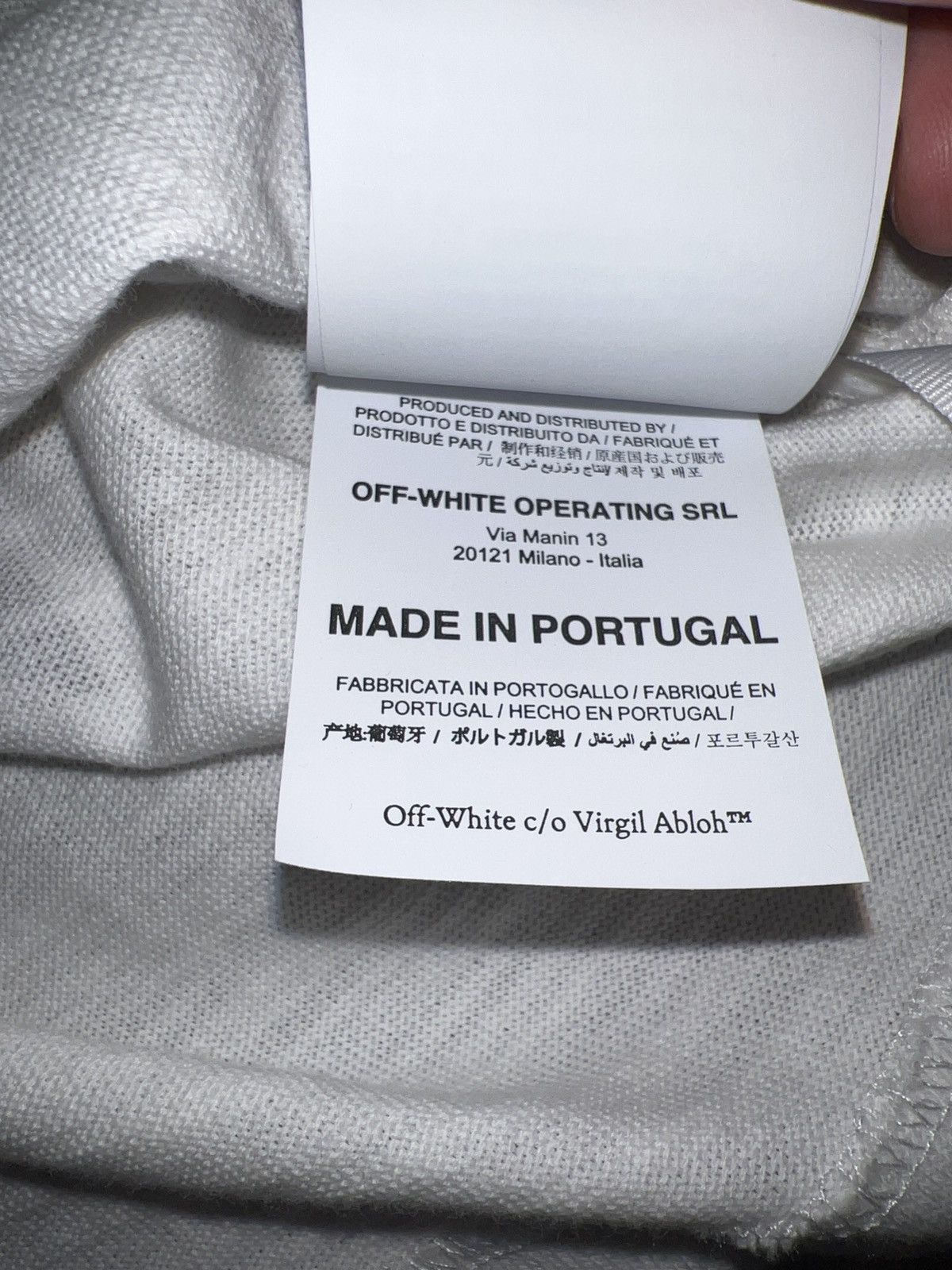 Off-White Off White Orange Velvet Box Logo T - shirt Size US XXS / EU 40 - 9 Thumbnail