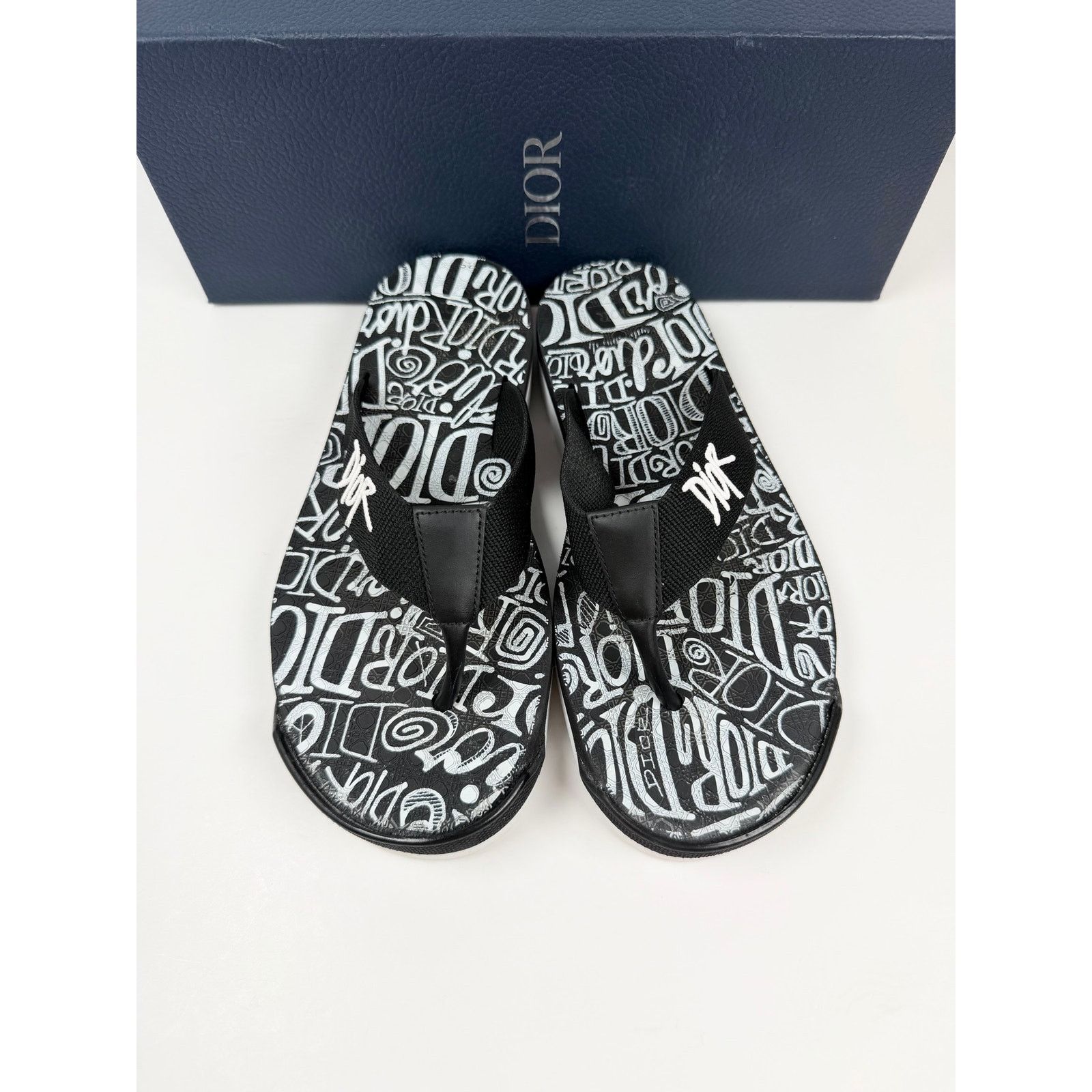 Dior Size 41EU/8US - Dior x Shawn Stussy Flip Flops Size US 8 / EU 41 - 4 Thumbnail