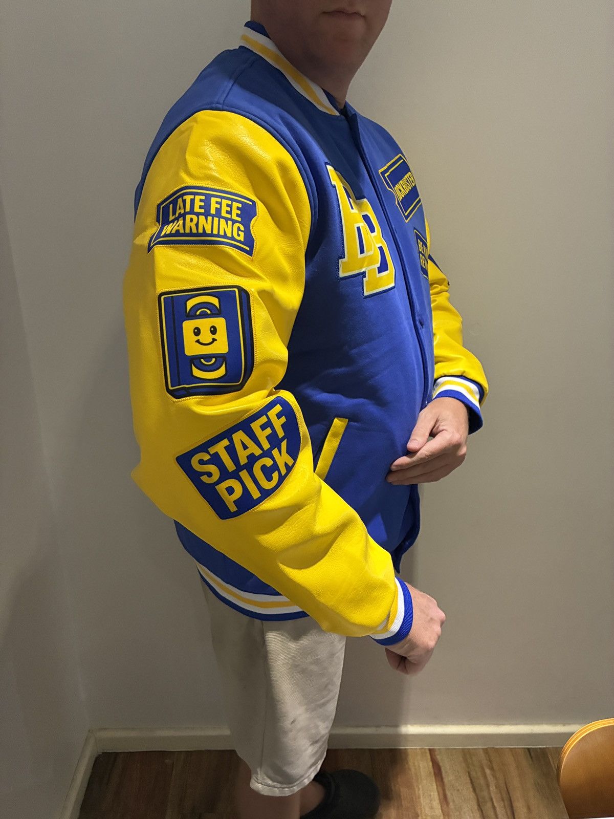 Other Retro Video Store Varsity Jacket – Leather Sleeves – Men’s L Size US L / EU 52-54 / 3 - 11 Thumbnail