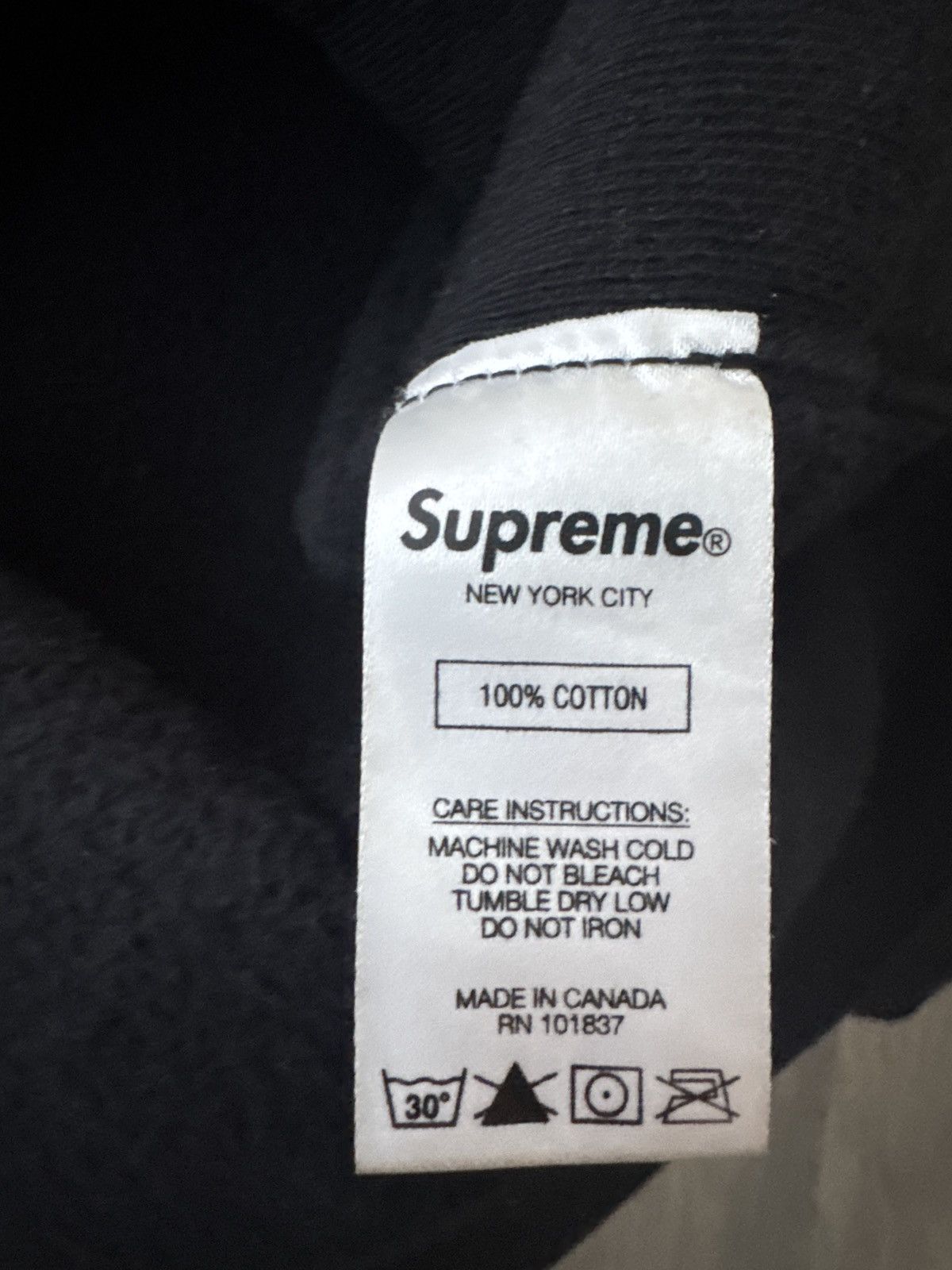 Supreme Supreme Cross Box Logo Hooded Sweatshirt Black Large Size US L / EU 52-54 / 3 - 4 Thumbnail