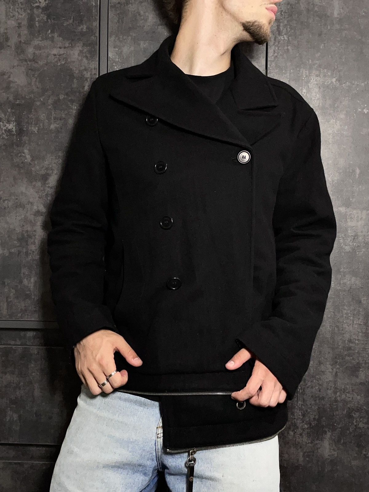 Archive Dirk Bikkembergs Wool Coat Jacket Vintage Raf Prada