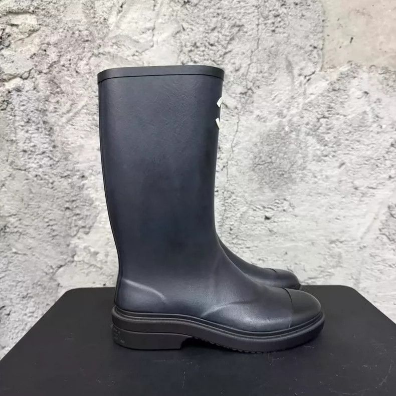 Chanel Chanel Rain Boots with Protective Coating-yf Size US 7.5 / EU 40-41 - 2 Thumbnail