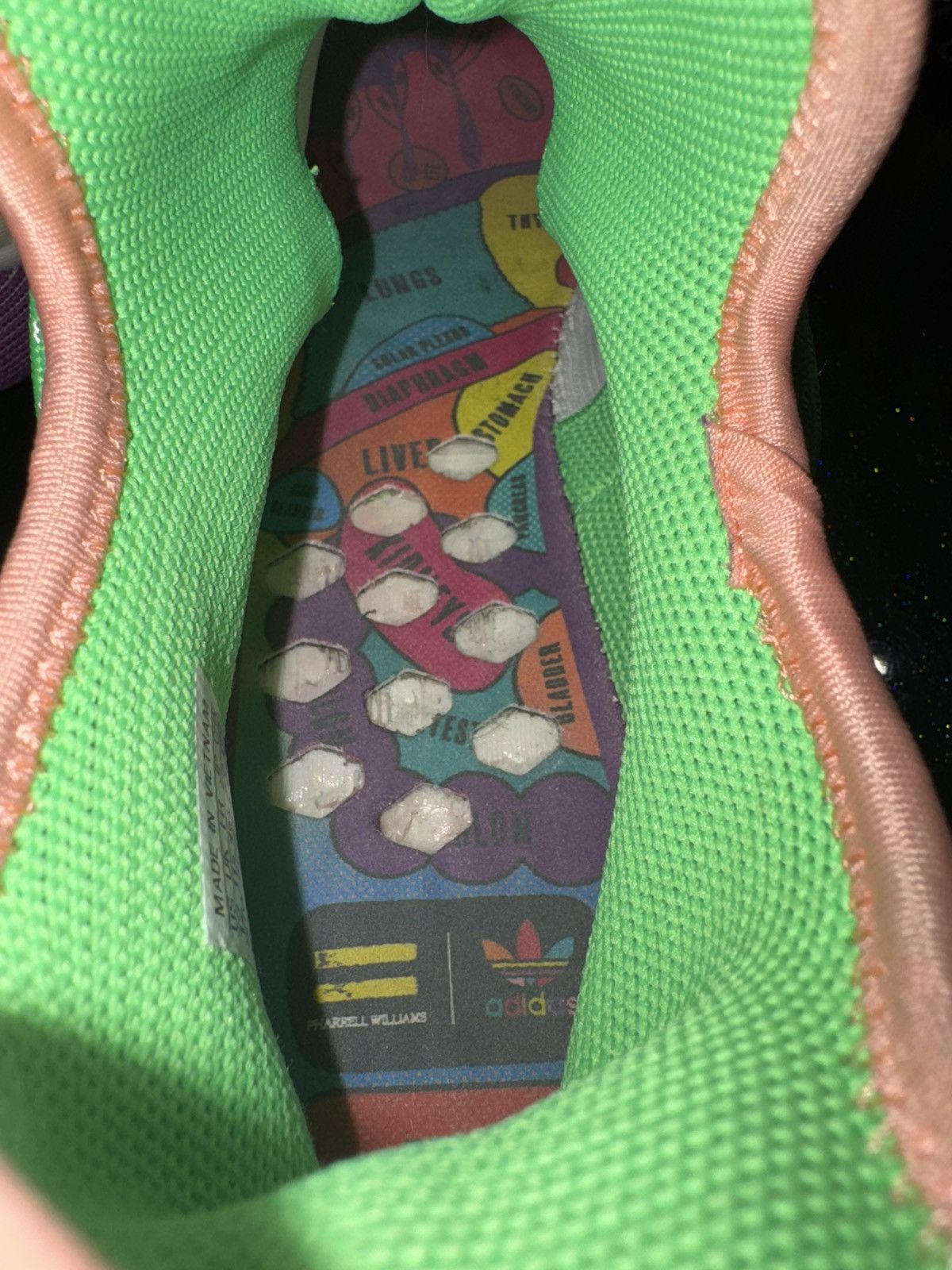 Adidas × Pharrell Pharrell x Adidas NMD Human Race Trail ‘Holi Festival’ Size US 12 / EU 45 - 6 Thumbnail