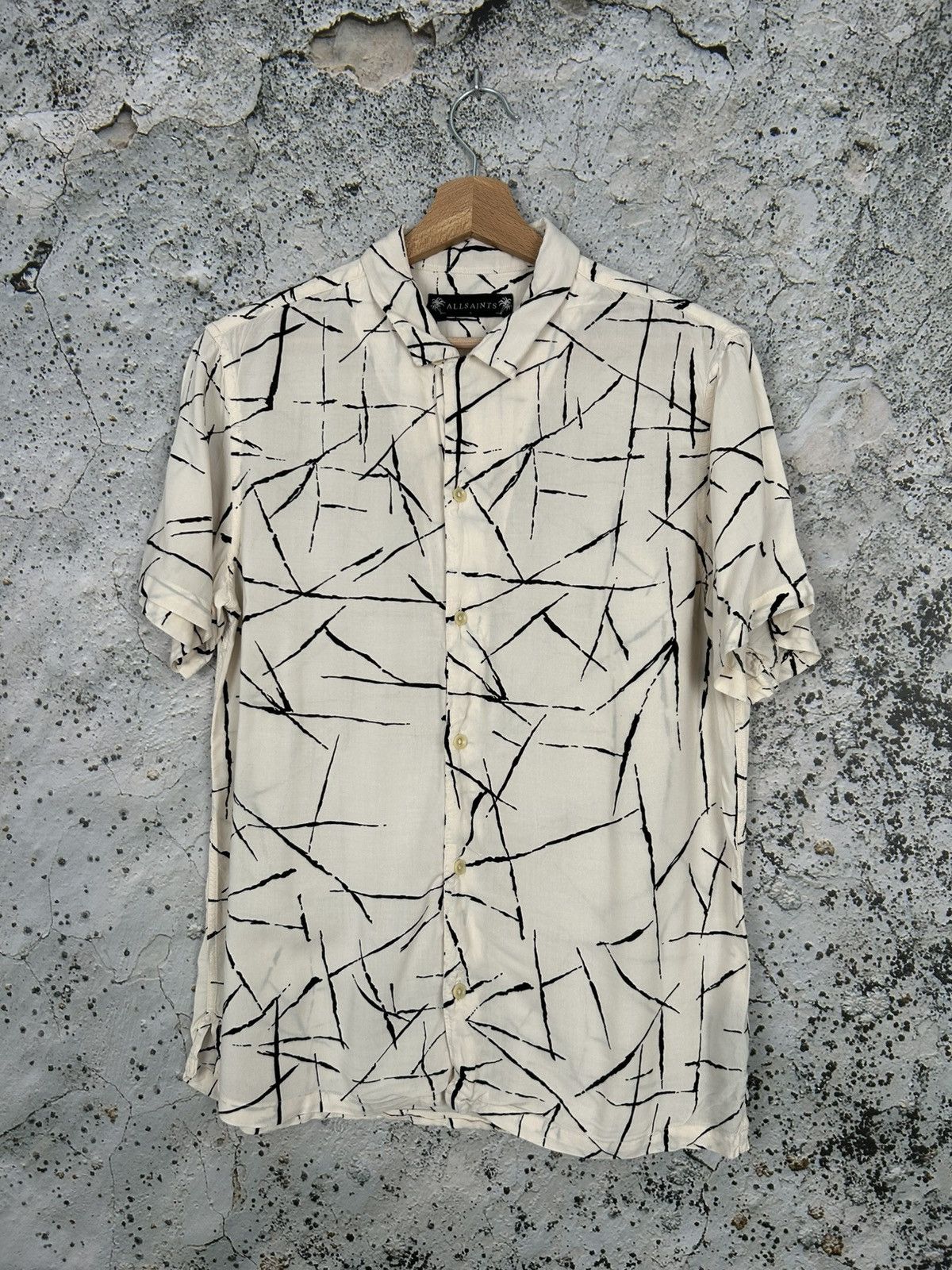 Allsaints Allsaints Hawaiian Shirt Summer Designer Streetwear Hype Size US S / EU 44-46 / 1 - 1 Thumbnail