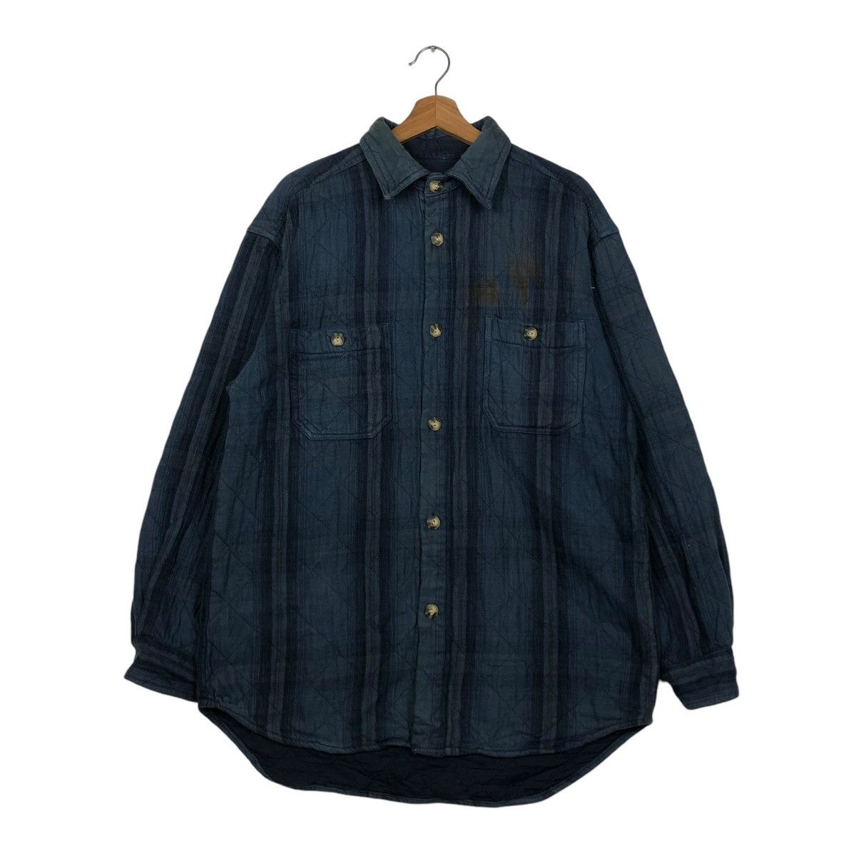 Flannel 🔥VINTAGE FLANNEL SHIRT JACKET JUNGLE STORM ISSEY MIYAKE Size US L / EU 52-54 / 3 - 3 Thumbnail