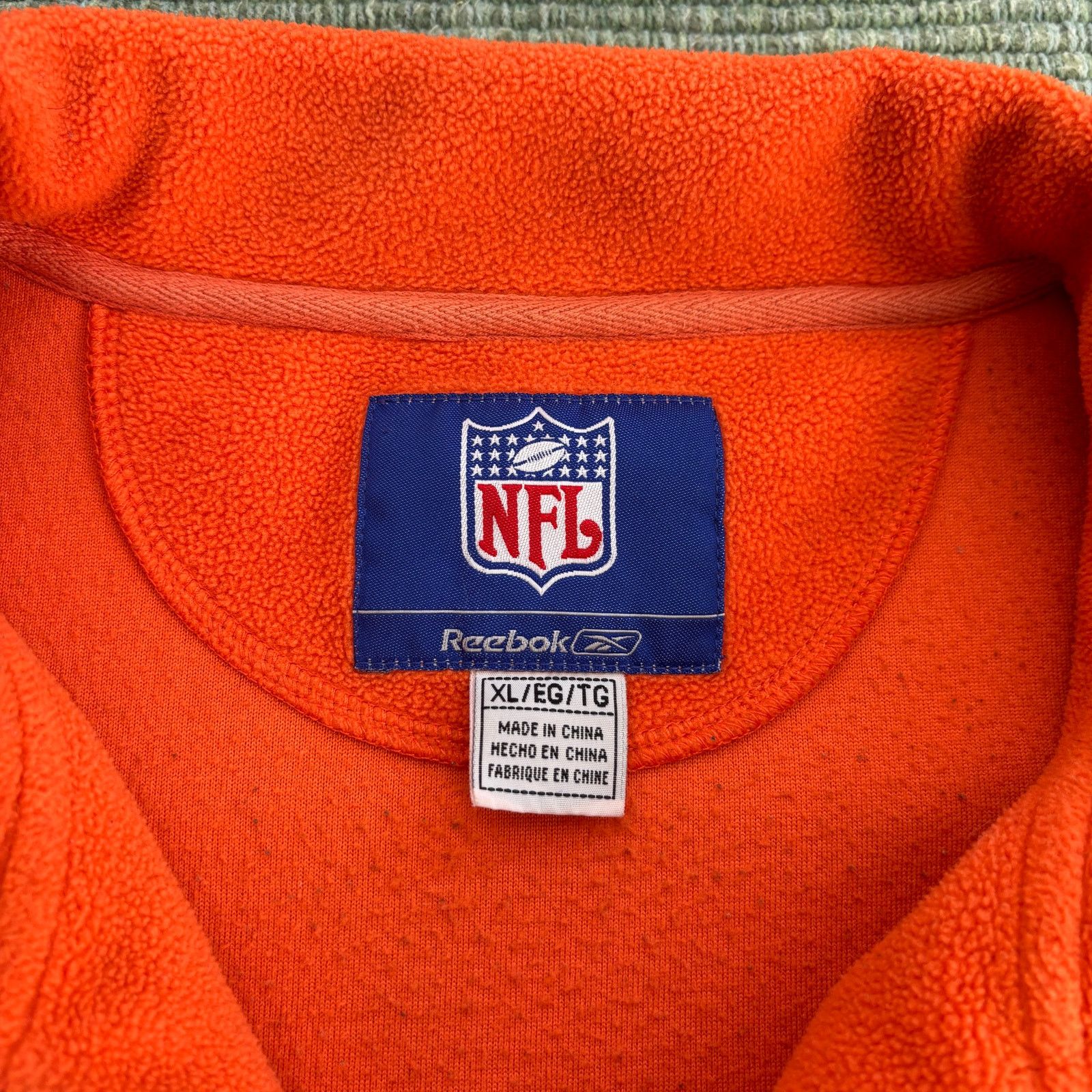 NFL × Vintage Vintage Chicago Bears two tone quarter zip fleece sweatshirt Size US XL / EU 56 / 4 - 3 Thumbnail