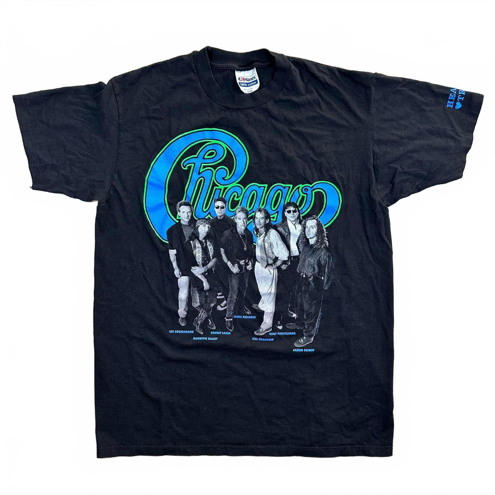Hanes Hanes Unisex T-shirt Large Black Chicago Band Graphic Size ONE SIZE - 1 Thumbnail