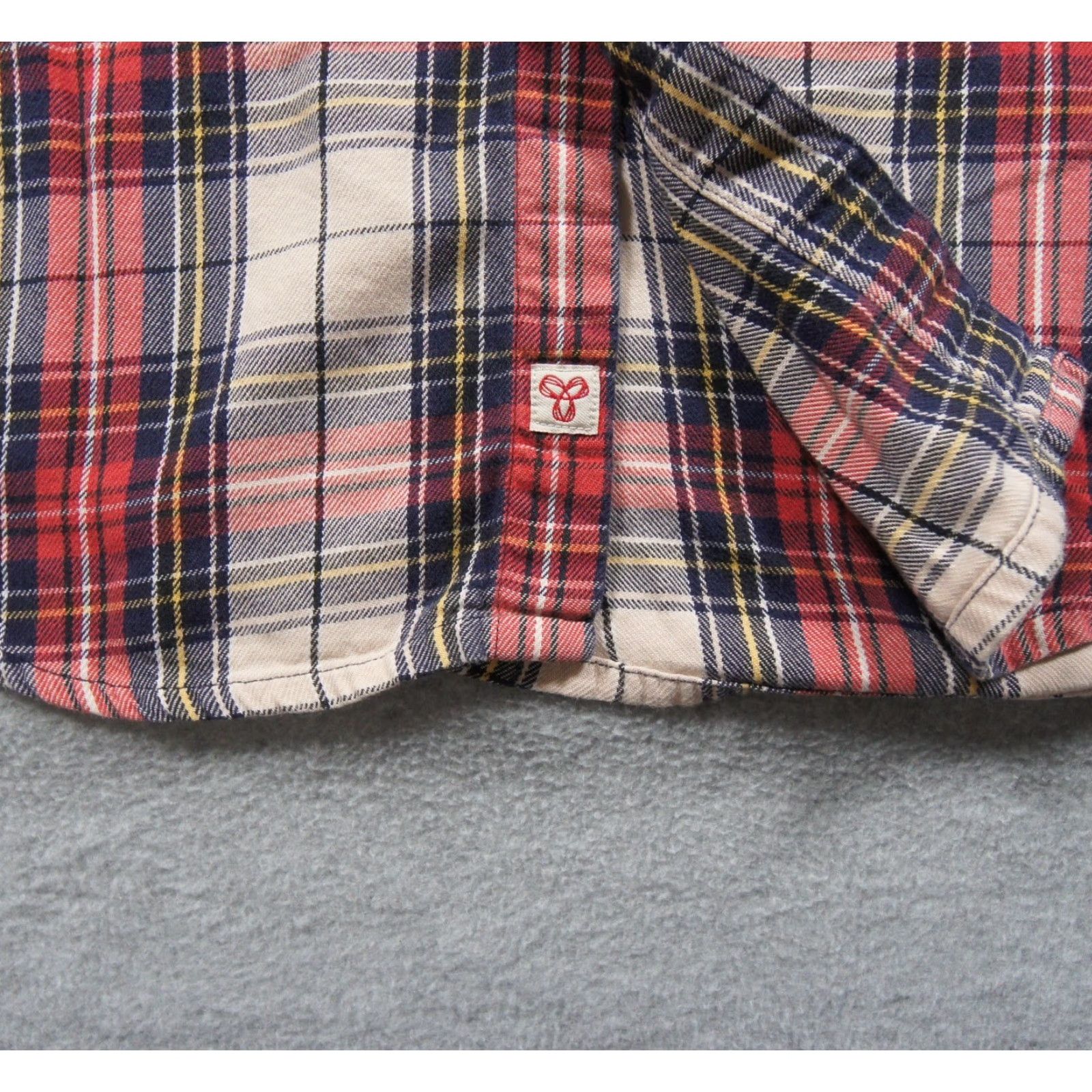 TNA Tna Shirt Womens Red Button Down Long Sleeve Boyfriend Fit Aritzia 2XSmall XXS Size XXS / US 00 / IT 34 - 4 Thumbnail