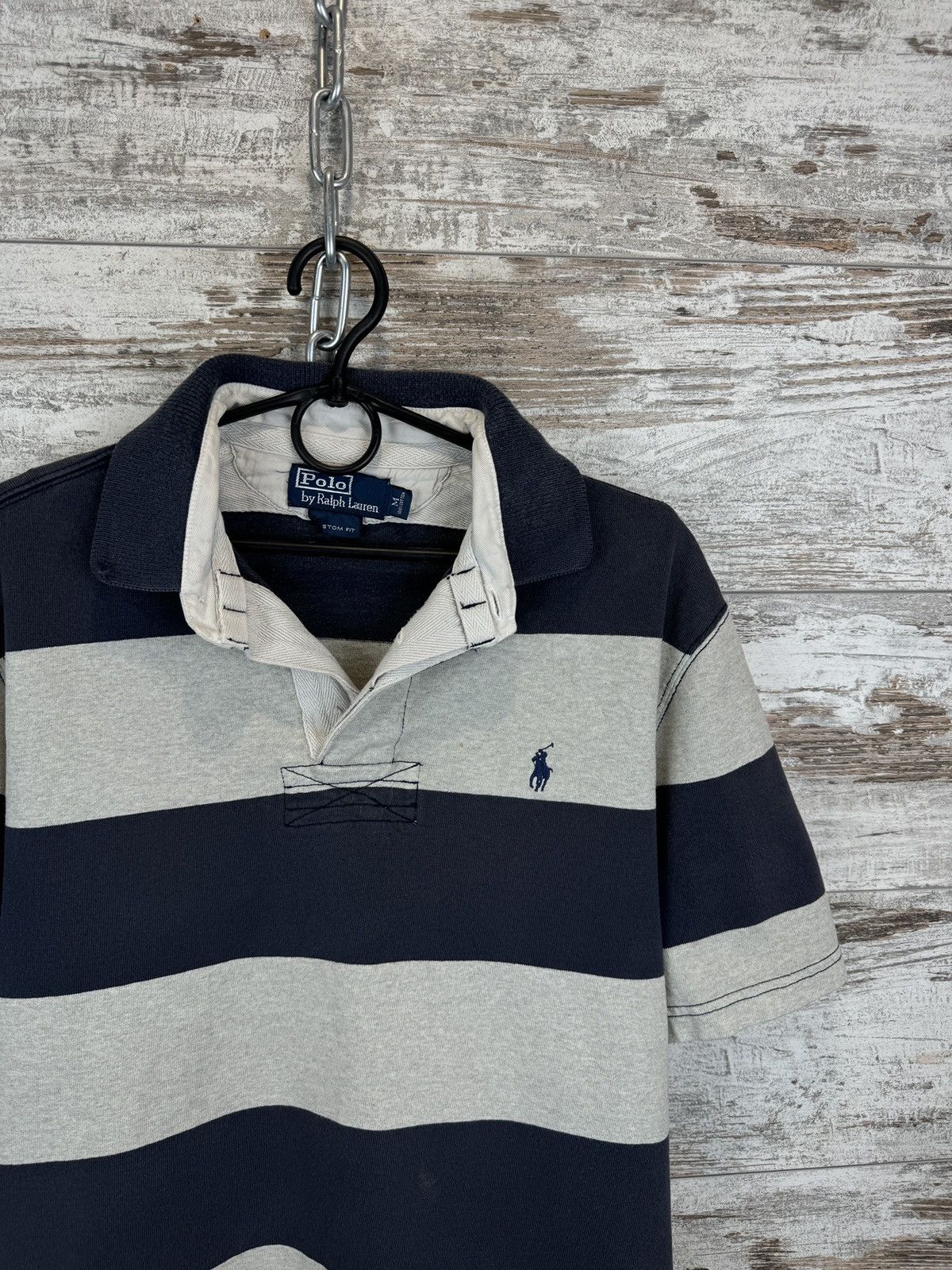 Polo Ralph Lauren Mens Vintage Polo Ralph Lauren rugby polos T-shirt tee y2k Size US M / EU 48-50 / 2 - 2 Thumbnail