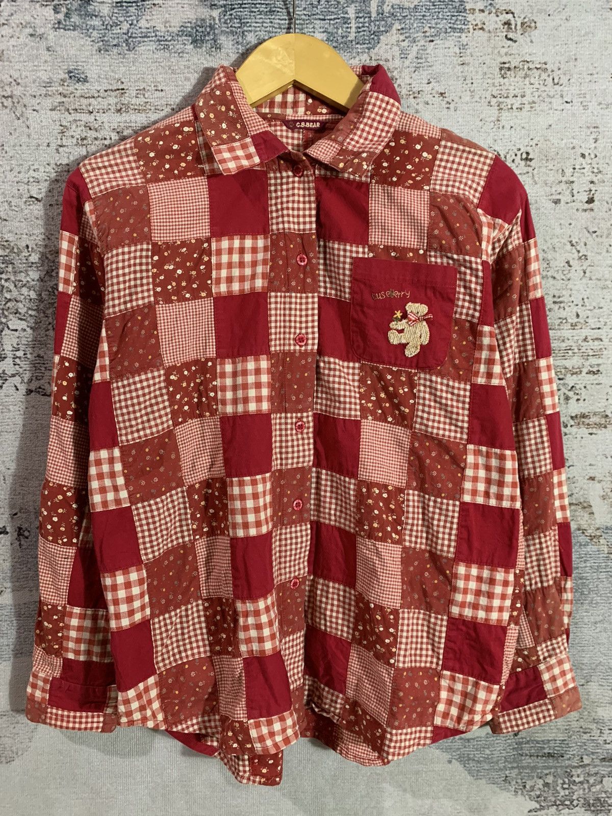 Issey Miyake 💥BINDING OFFER💥Japan Undefined Patchwork Bears Shirt Size US M / EU 48-50 / 2 - 1 Thumbnail