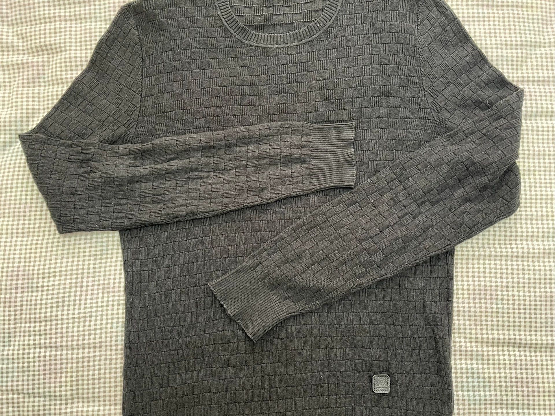 Louis Vuitton Louis Vuitton Black Basic Sweater Men's L Size US L / EU 52-54 / 3 - 3 Thumbnail