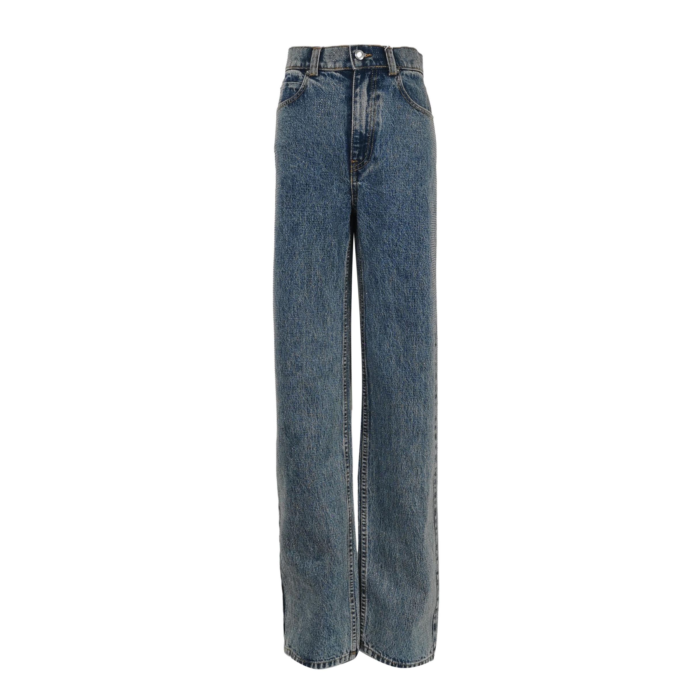 Alexander Wang Alexander Wang Crystal Embellished Jeans Size 26 Size 26" / US 2 / IT 38 - 1 Thumbnail