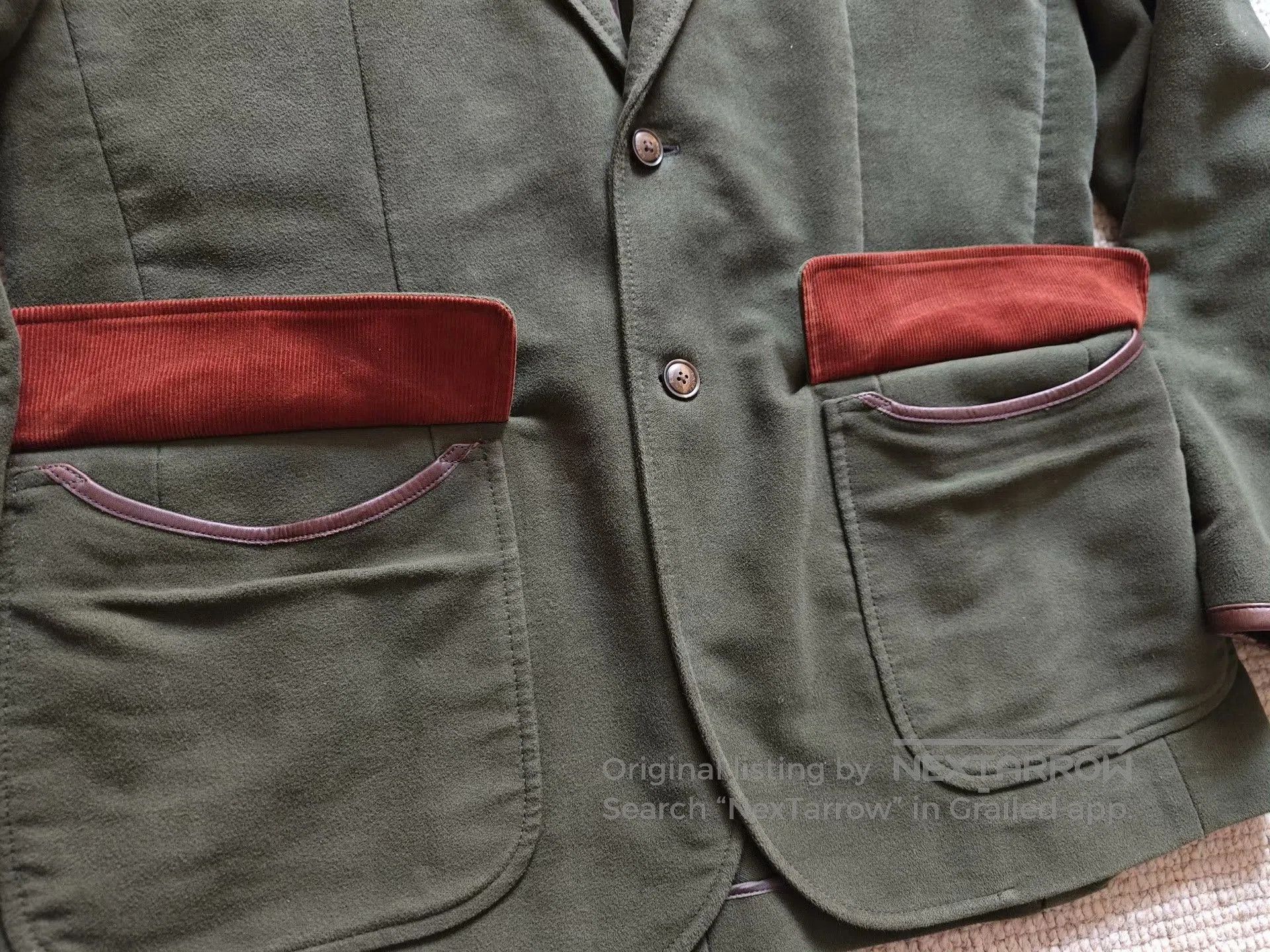 Polo Ralph Lauren Polo Ralph Lauren Suede Hunting Blazer. Size US S / EU 44-46 / 1 - 3 Thumbnail