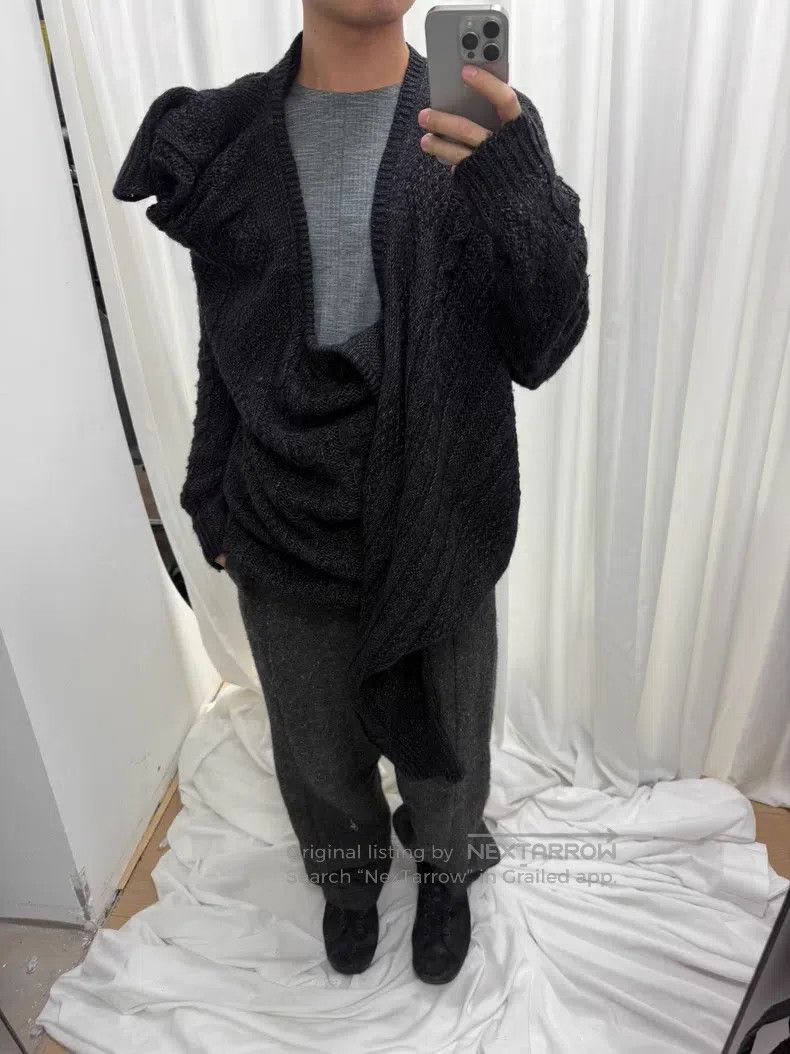 Yohji Yamamoto YOHJI YAMAMOTO Deconstructed knit sweater Size US S / EU 44-46 / 1 - 4 Thumbnail