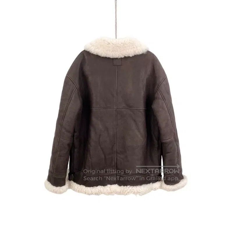 Loewe Loewe Leather solid color zipper pilot jacket Size US M / EU 48-50 / 2 - 2 Thumbnail
