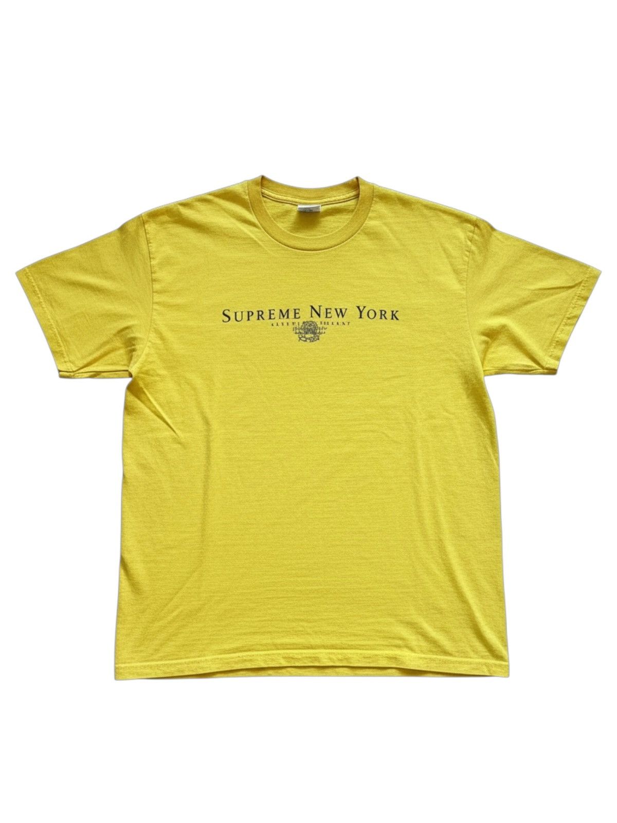 Supreme Supreme New York Tradition Tee Yellow Size M Size US M / EU 48-50 / 2 - 1 Thumbnail
