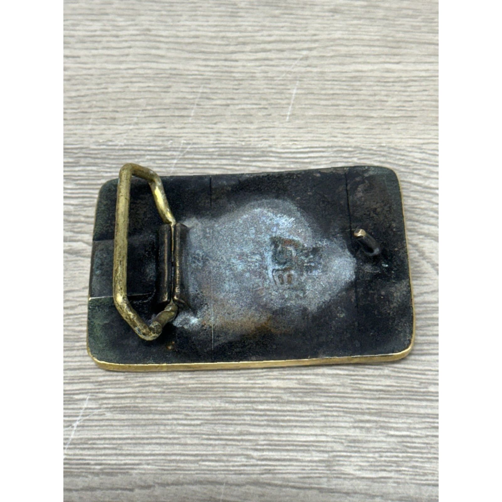 Vintage VINTAGE BTS 1970s Belt Buckle Truck Brass Gold Auto 1978 BTS Belt Buckle Mens Boys Size ONE SIZE - 2 Thumbnail