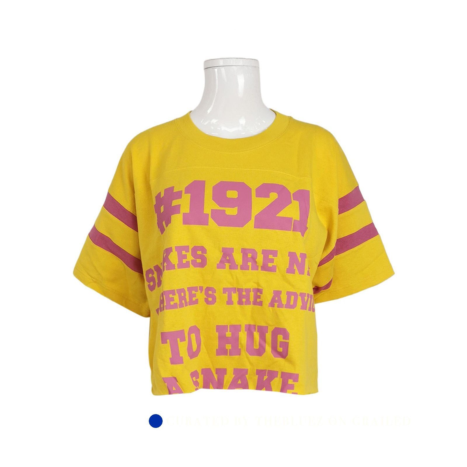 Gucci Graphic Print Yellow Short Sleeve T-Shirt Size US XS / EU 42 / 0 - 1 Thumbnail