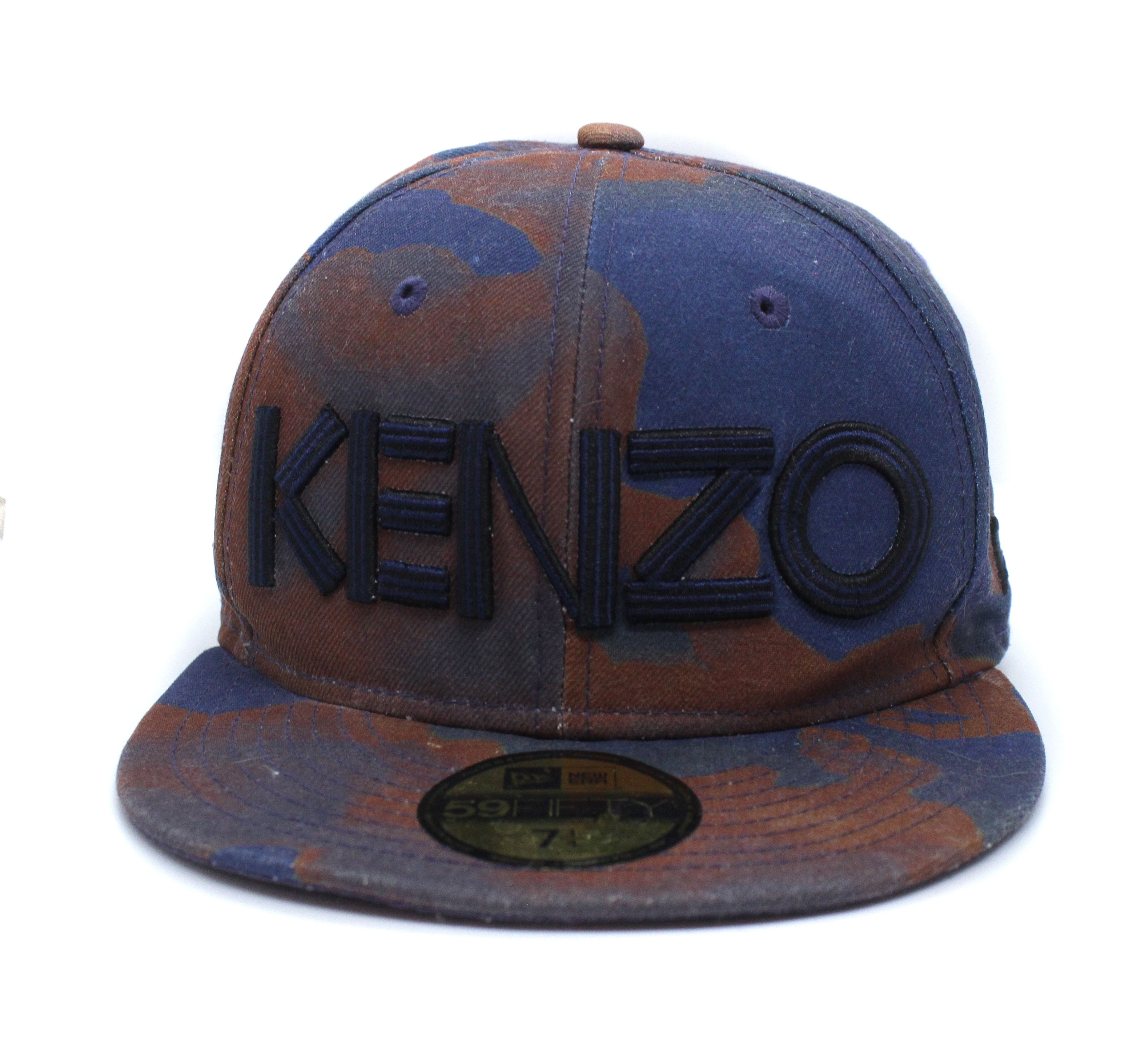 Kenzo 2013 Big Logo Camo Snapback Cap Size ONE SIZE - 2 Thumbnail
