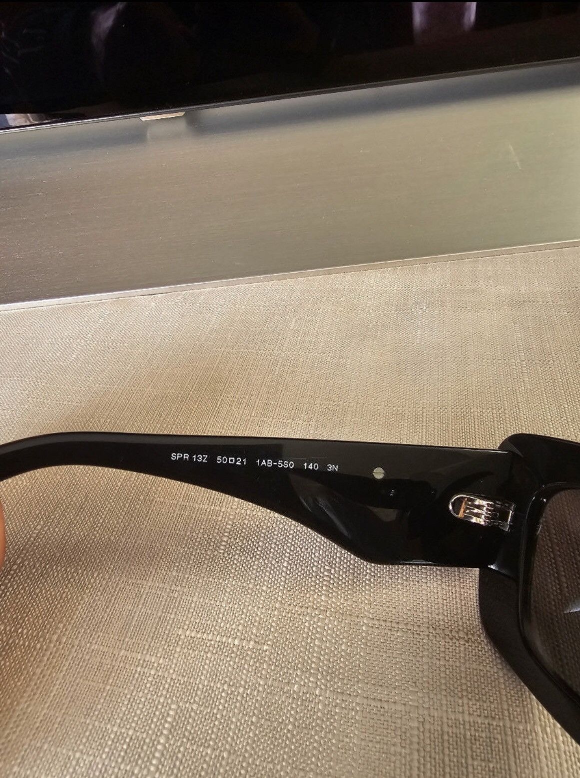 Prada RRP 517$ Crazy Prada Logo WOMENS SUNGLASSES PR 13ZS Size ONE SIZE - 6 Thumbnail
