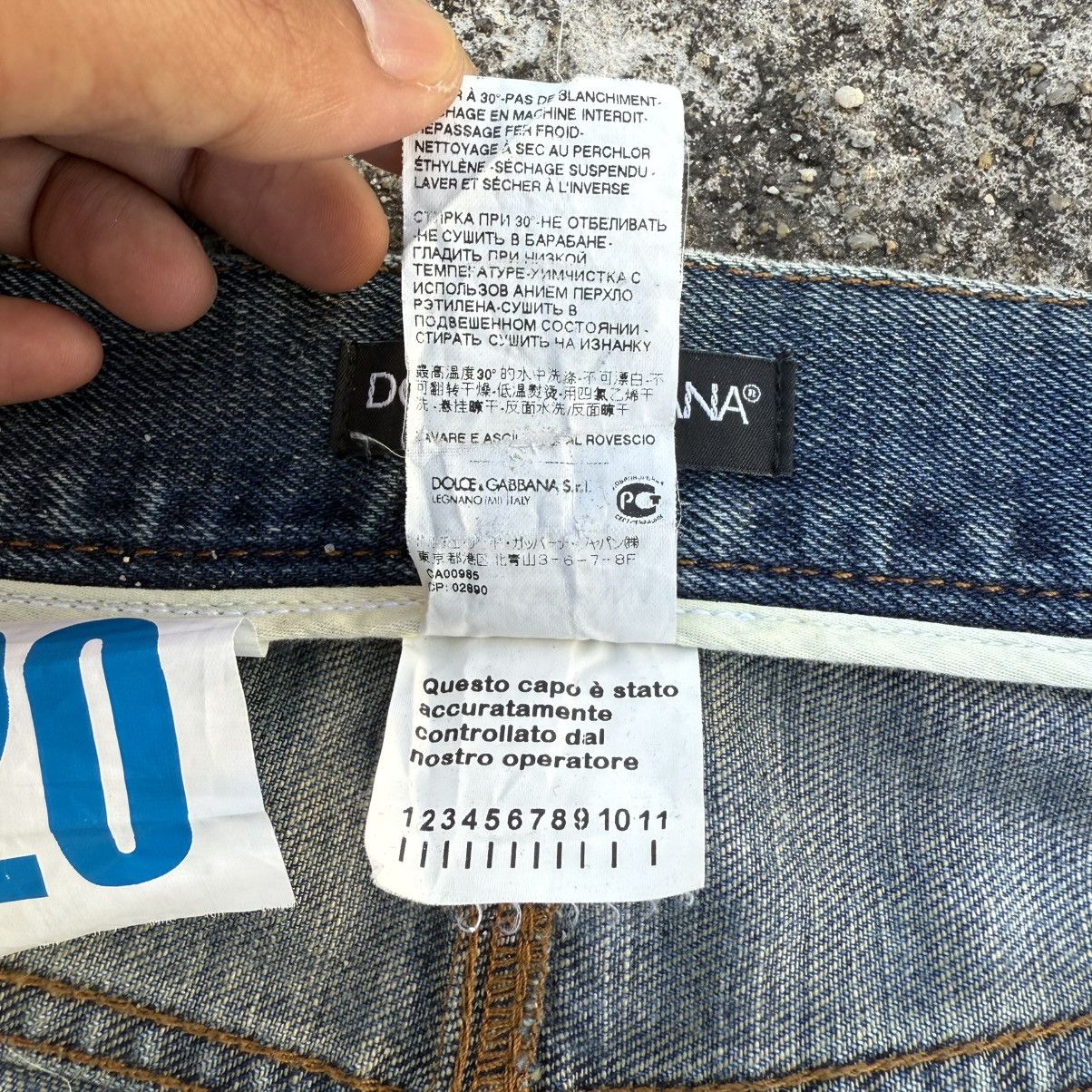Dolce & Gabbana VINTAGE DOLCE & GABBANA FADED JEANS DENIM PANTS Size US 34 / EU 50 - 11 Thumbnail