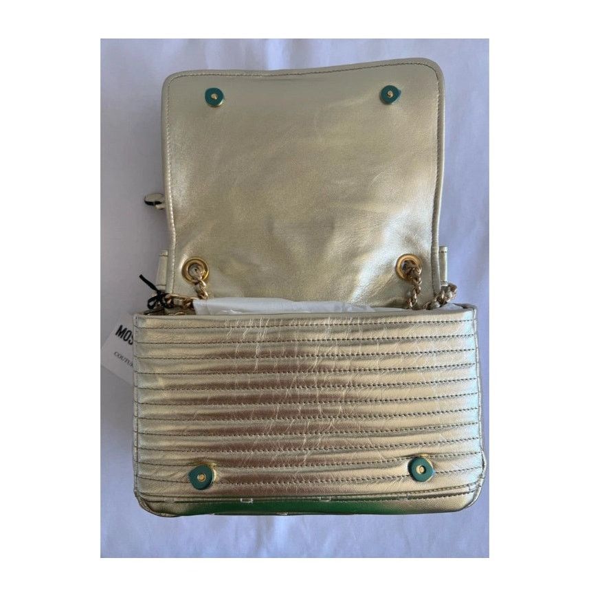 Moschino SS21 Moschino Couture Jeremy Scott Gold Jacket Shoulder Bag Size ONE SIZE - 8 Thumbnail