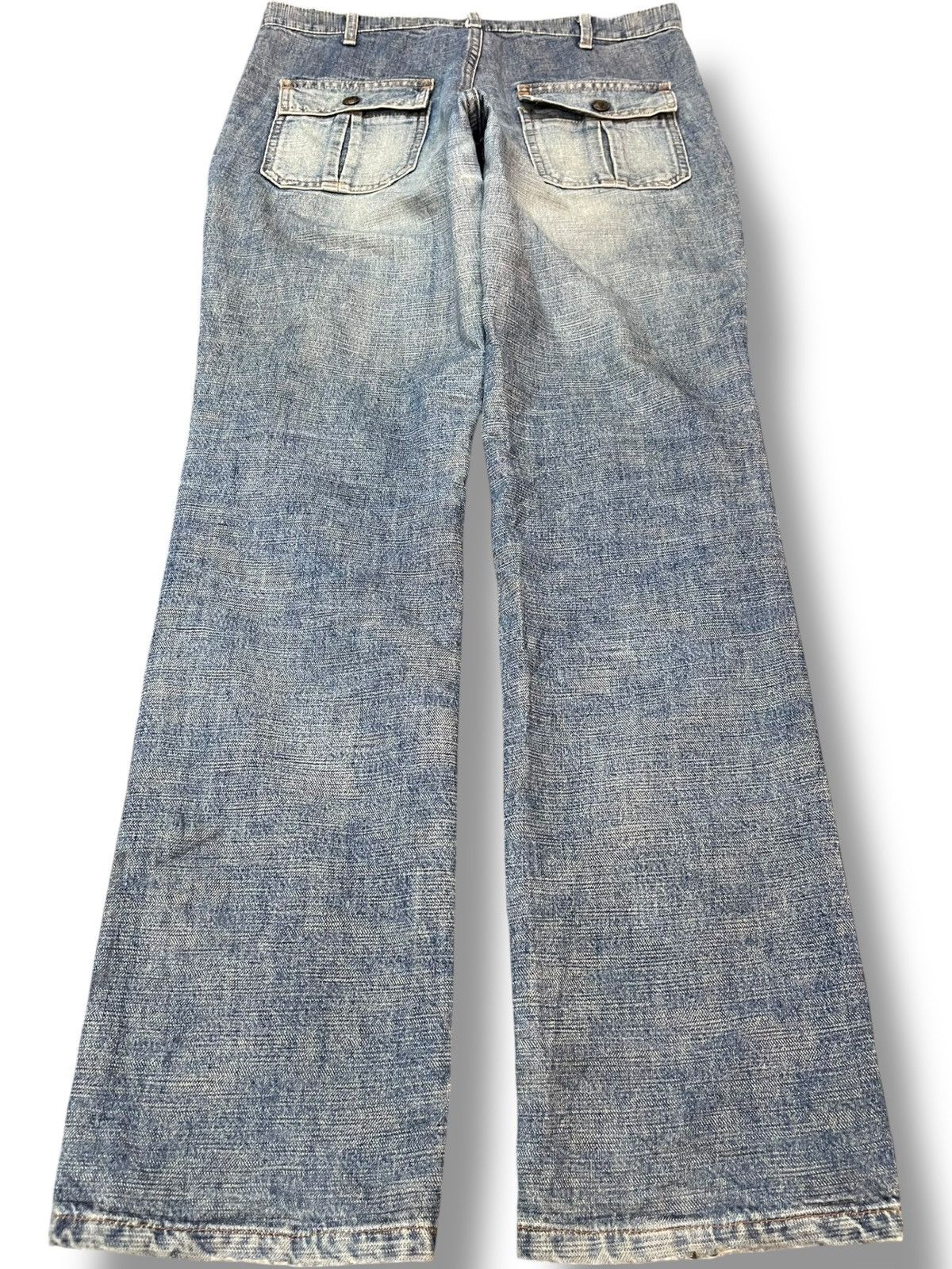 Vintage Walking Jumpers Multipockets Grunge Cargo Denim